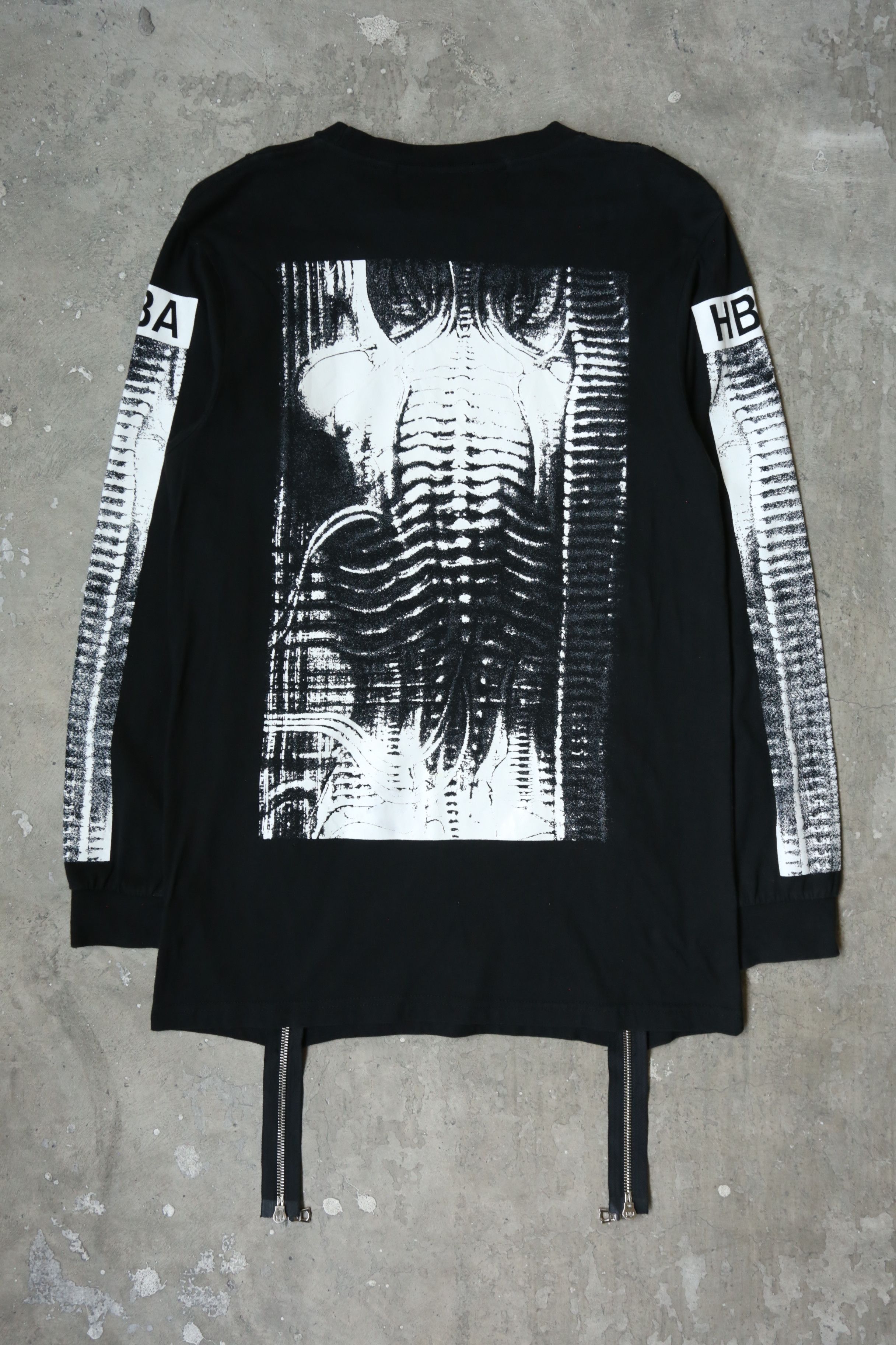 Hood By Air Hood by Air - F/W 13 - H.R. Giger Zipped Longsleeves Size US L / EU 52-54 / 3 - 4 Thumbnail