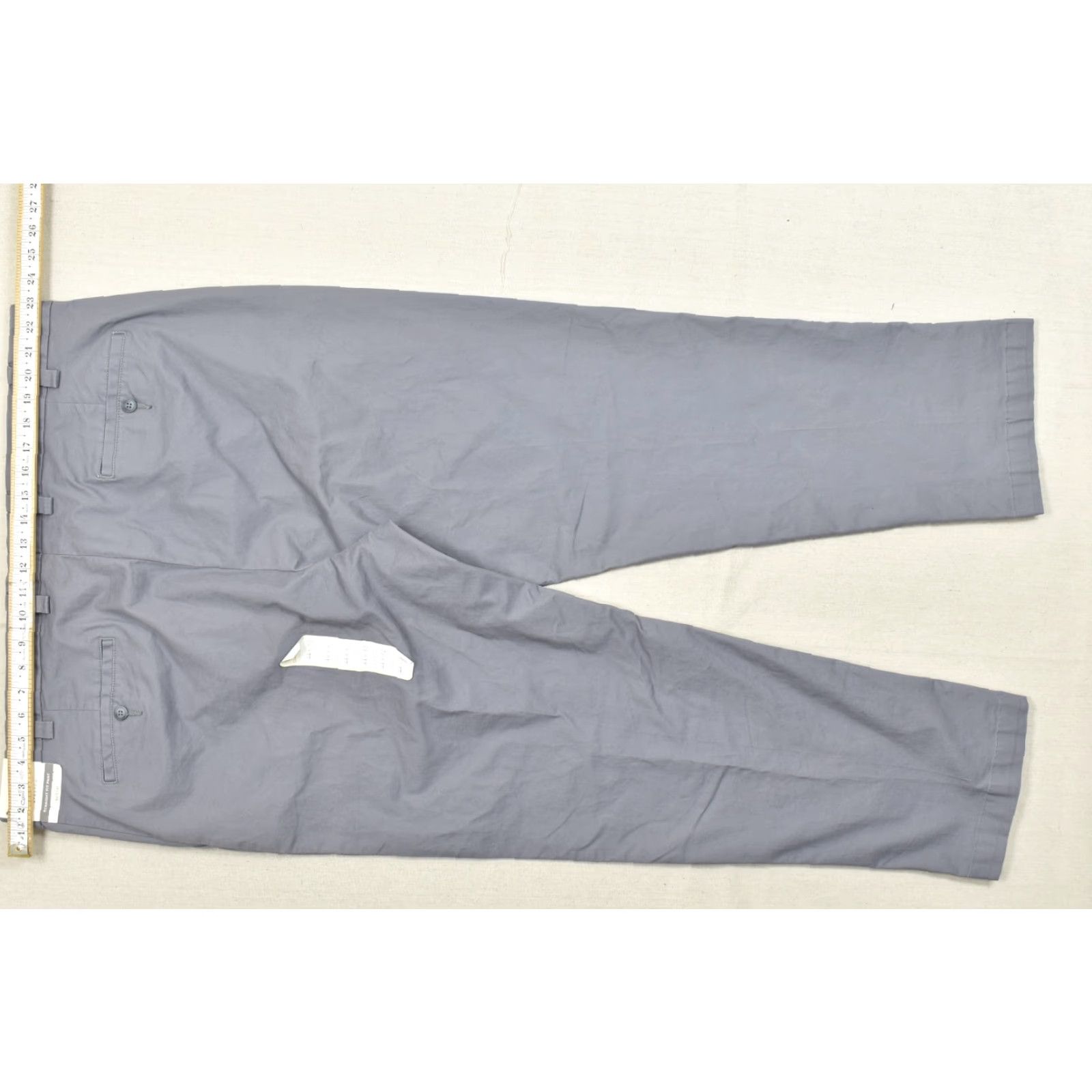 Vintage Oak Hill Men's Chino Pants Straight Fit Stretch Cotton Size 44x32 Dark Grey New Size US 44 / EU 60 - 2 Thumbnail