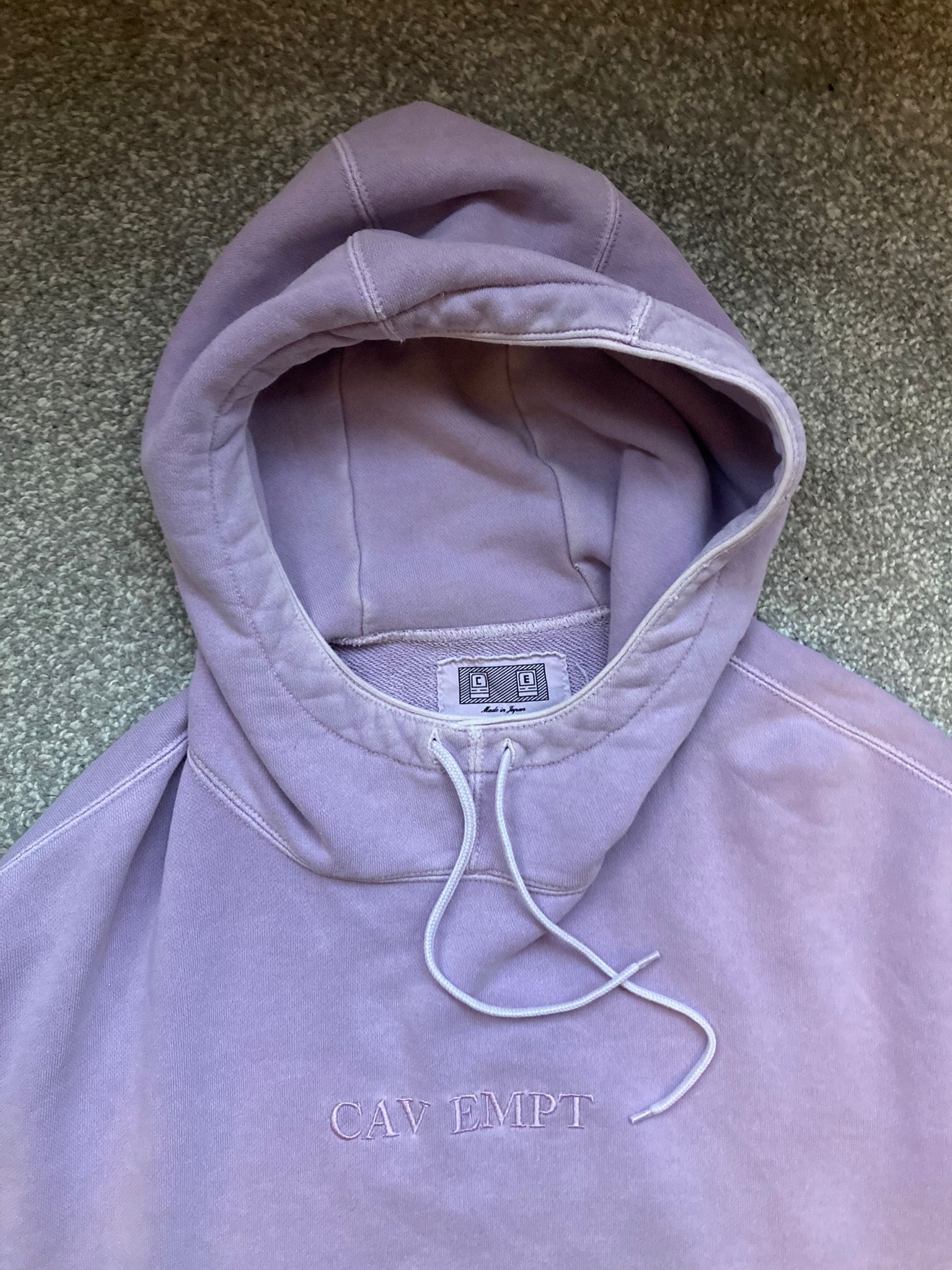 Cav Empt Cav Empt Overdyed Hoodie Lilac Size US L / EU 52-54 / 3 - 5 Thumbnail