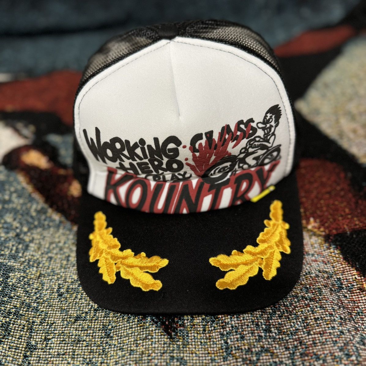 KAPITAL キャピタルWORKING HERO KOUNTRY キャップ Amazon.com: Working Class Hero Kountry Trucker Hat, OS