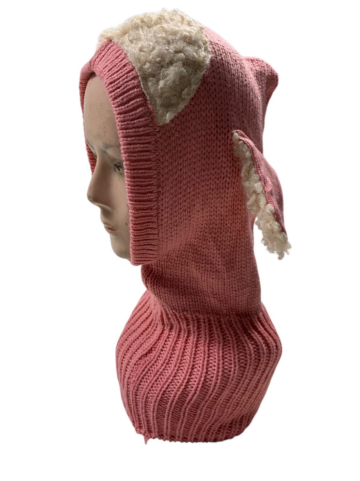 Japanese Brand × Kapital × Vintage RARE Balaclava Masked bunny Devil Beanie Hats knitted Size ONE SIZE - 4 Thumbnail