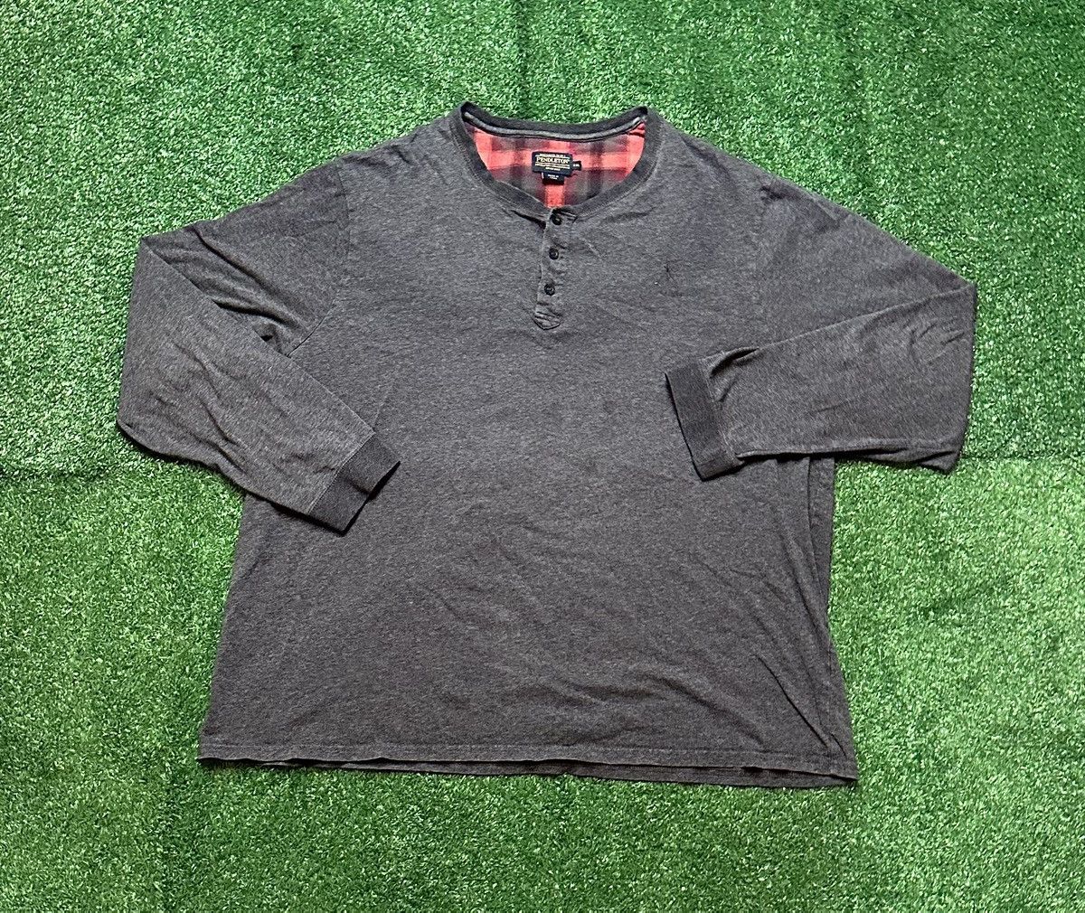 Pendleton Grey Pendleton Long Sleeve Button Shirt Size XXL Size US XXL / EU 58 / 5 - 1 Thumbnail