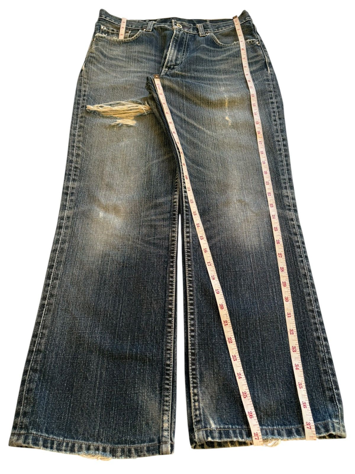 Levi's Vintage 90s Levis 507 Faded Wash Ripped Loose Baggy Jeans Size US 30 / EU 46 - 13 Thumbnail