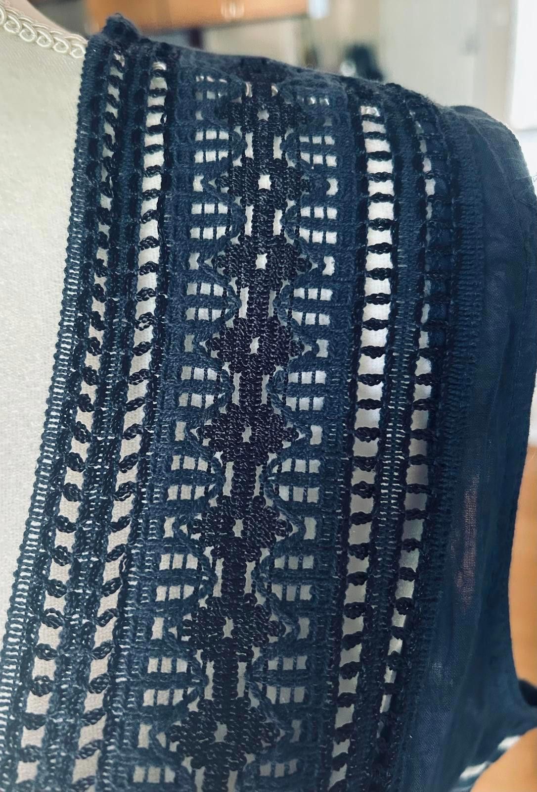 Other Stillwater Supply Co. Navy Tye Dye Cotton Babydoll Dress NWT Size S / US 4 / IT 40 - 6 Thumbnail
