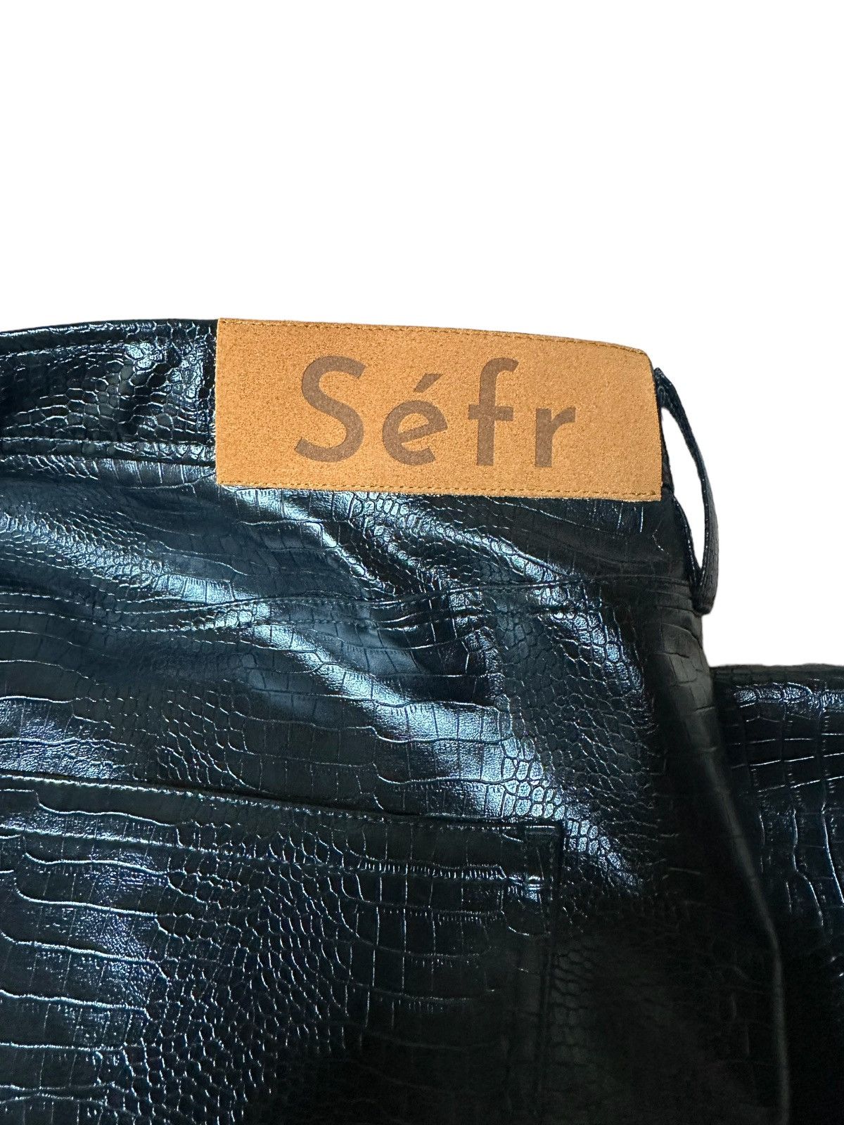 Black Leather Sefr Pants