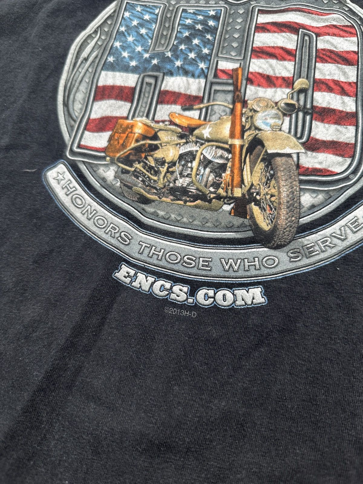 Harley Davidson × Vintage Vintage Harley Davidson Militray Sales Logo Very Rare USA L Size US L / EU 52-54 / 3 - 3 Thumbnail