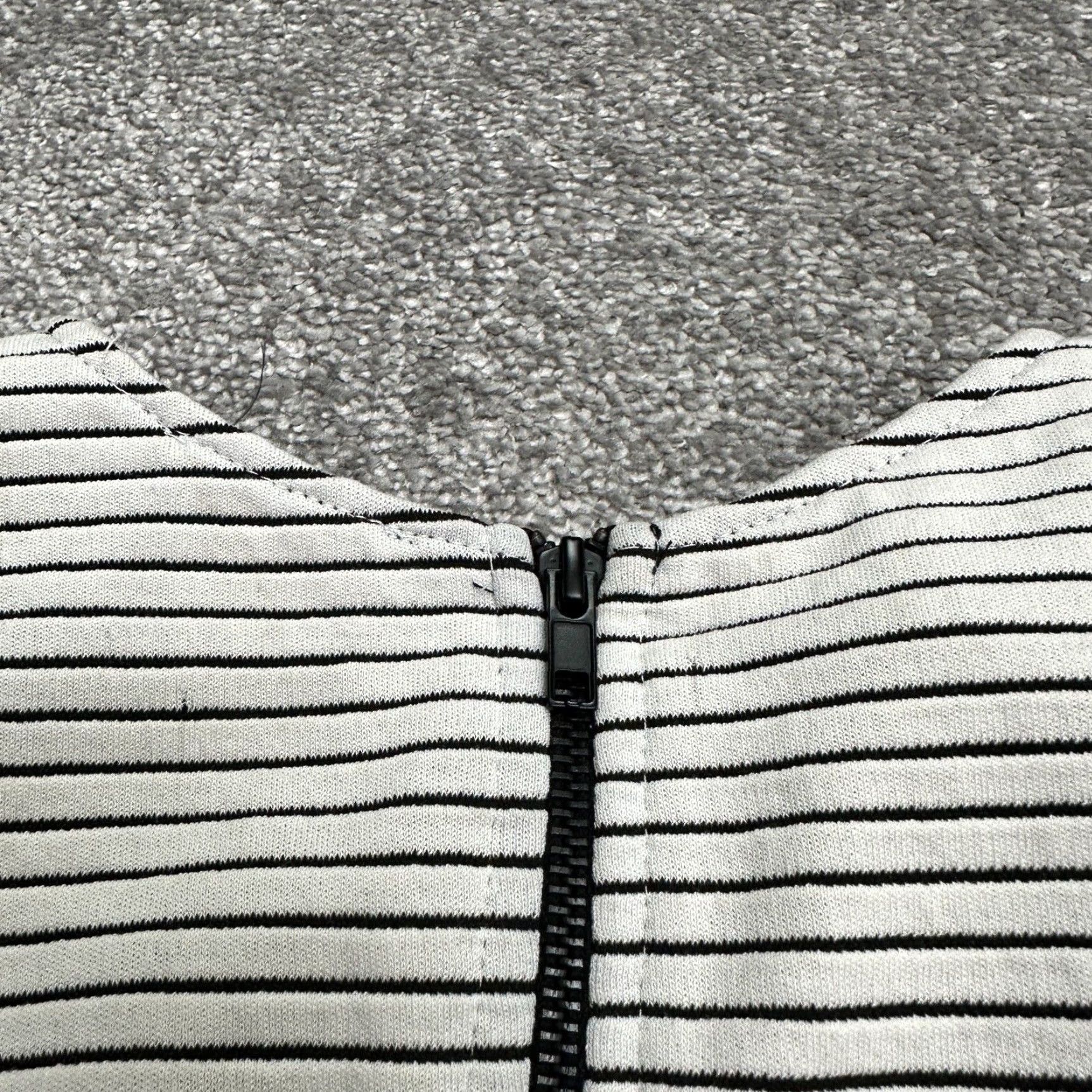 AQUA Aqua Dress XS White Black Stripe Sleeveless Bodycon Midi Women Size XS / US 0-2 / IT 36-38 - 4 Thumbnail