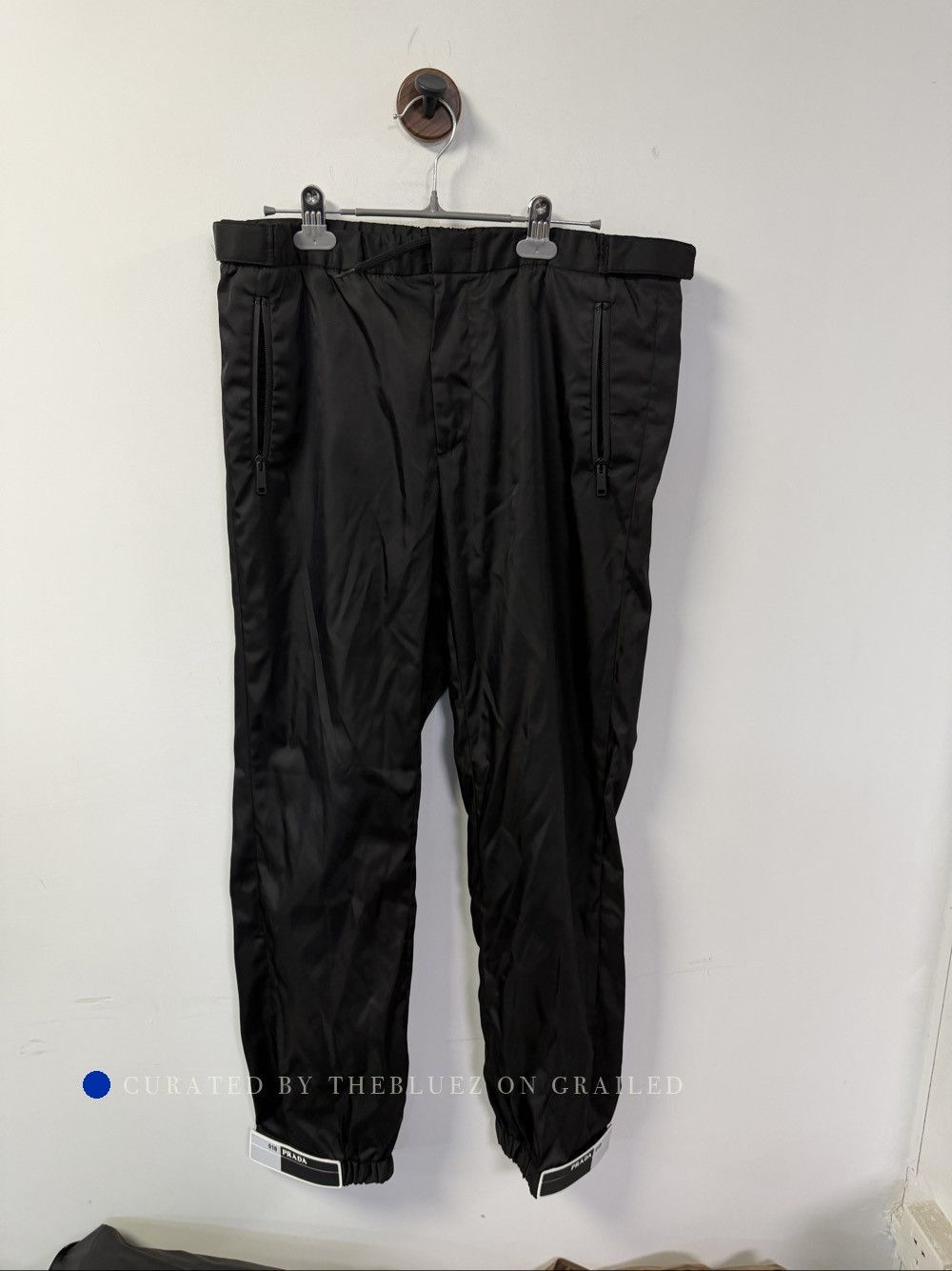 Prada Black Casual Pants with Zipper Pockets - Size 32 Size US 32 / EU 48 - 1 Preview