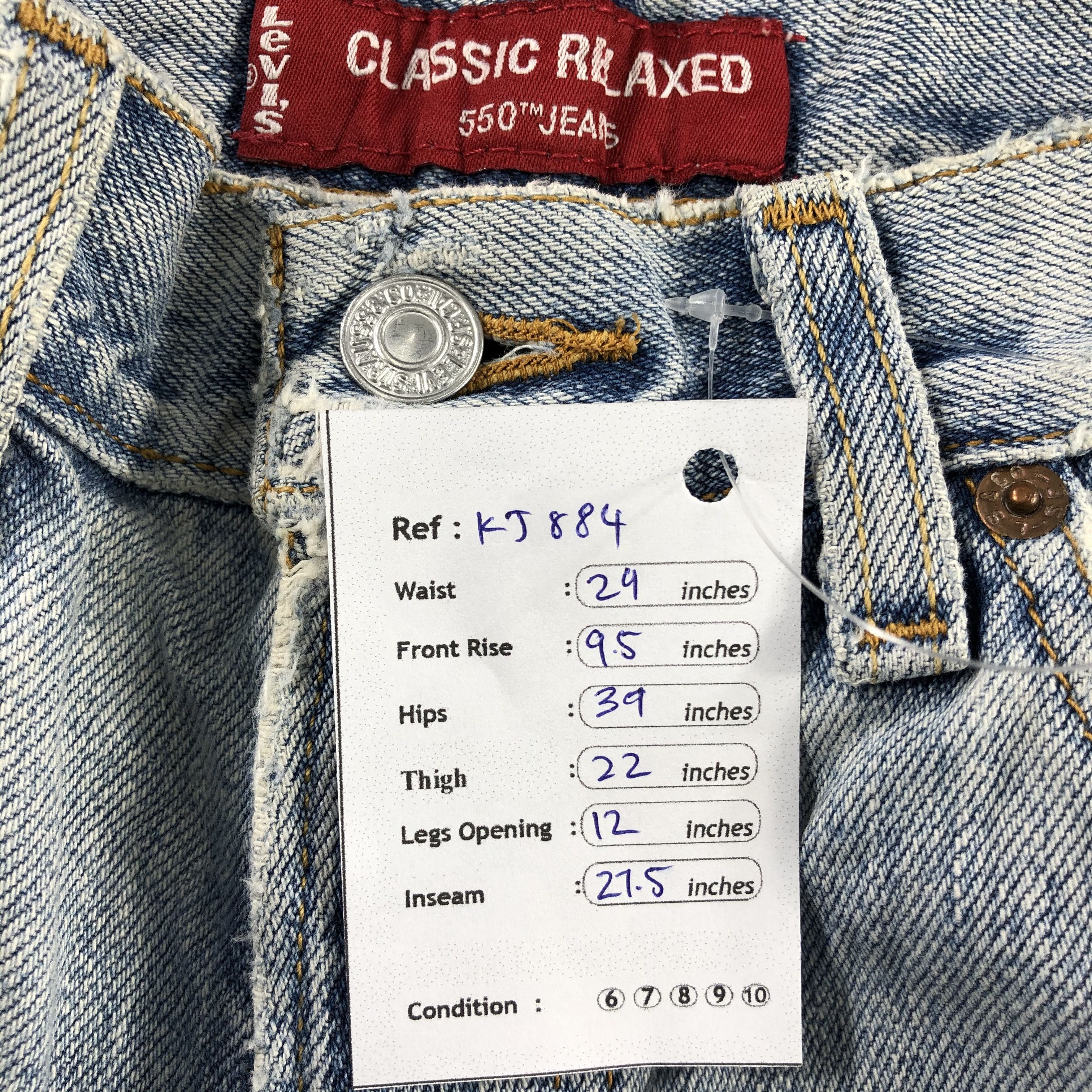 Levi's Vintage Levi's 550 Jeans Distressed Denim KJ884 Size US 29 - 17 Thumbnail