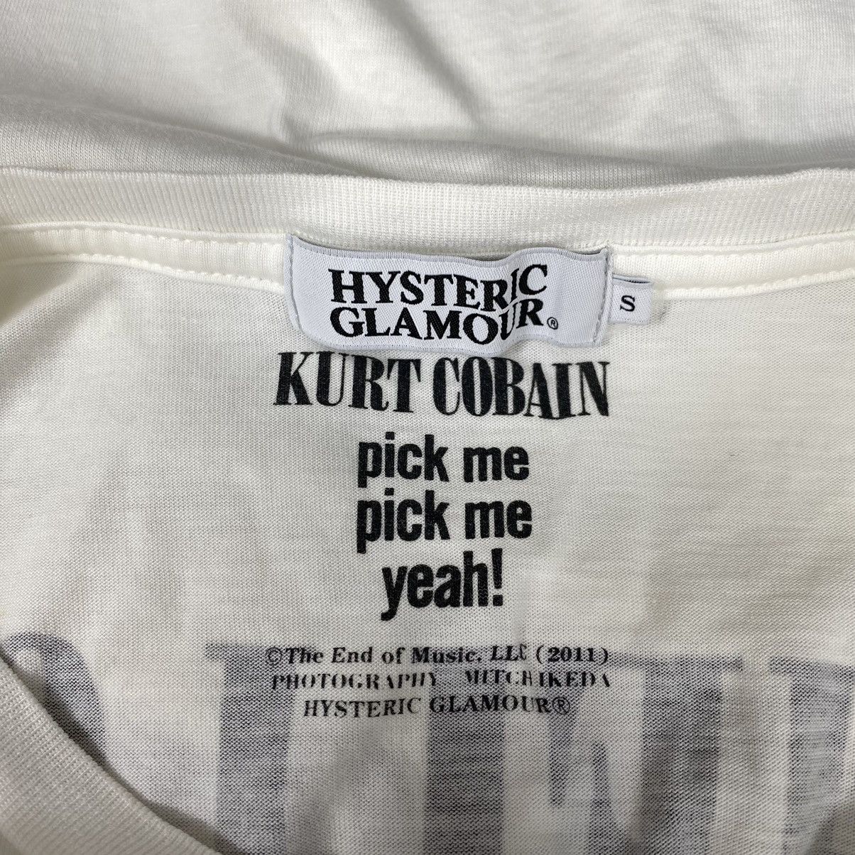 Hysteric Glamour HYSTERIC GLAMOUR x Kurt Cobain NIRVANA Grunge Band White Size S / US 4 / IT 40 - 6 Thumbnail