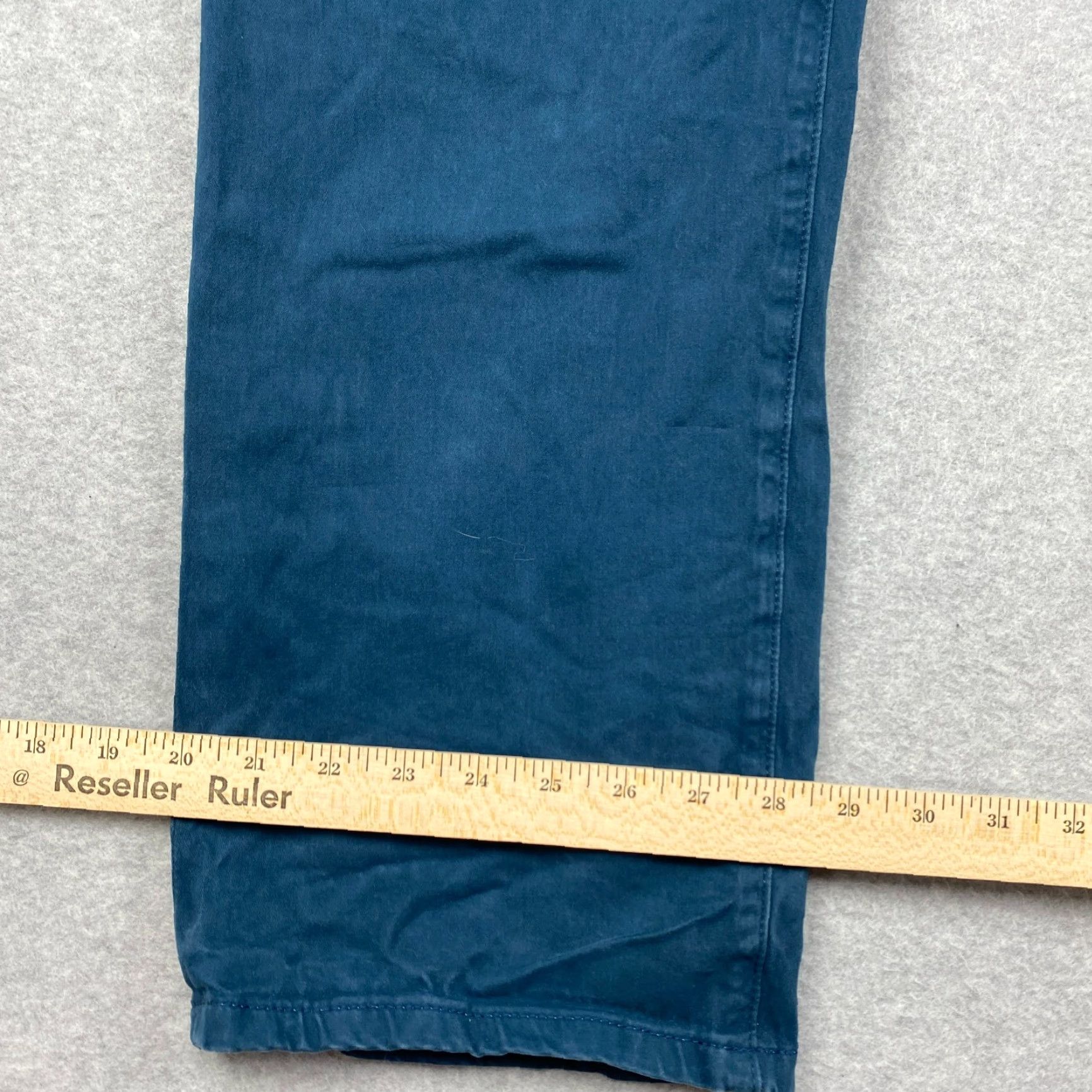 Altea Adriano Goldschmied The Graduate Jeans Mens 40 x 30 Teal Tailored Stretch Pant Size US 40 / EU 56 - 7 Thumbnail