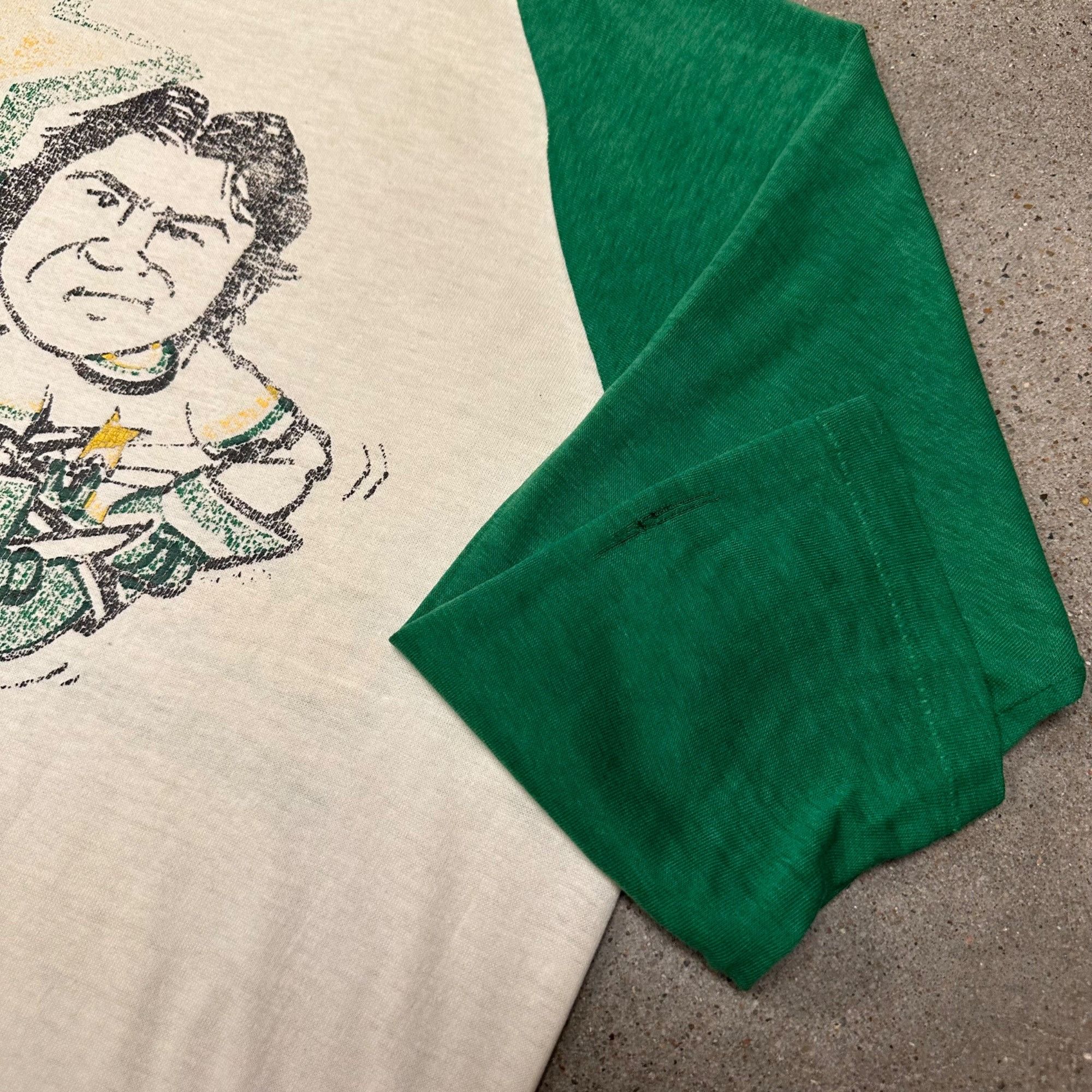 Vintage Vintage 80s Minnesota North Stars Hockey 3/4 Sleeve Raglan S Size US M / EU 48-50 / 2 - 4 Thumbnail