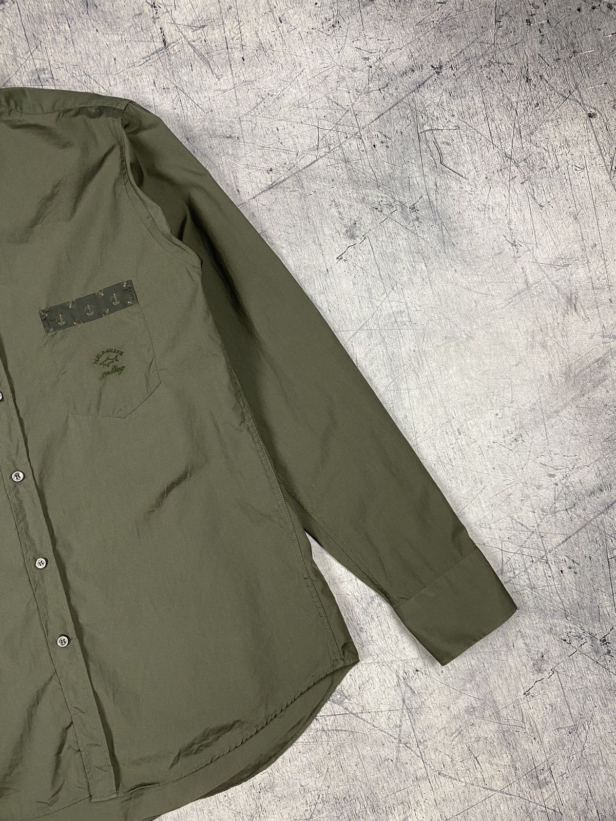 Paul & Shark × Vintage Vintage Paul Shark Designer Button Up Shirt Size US L / EU 52-54 / 3 - 3 Thumbnail