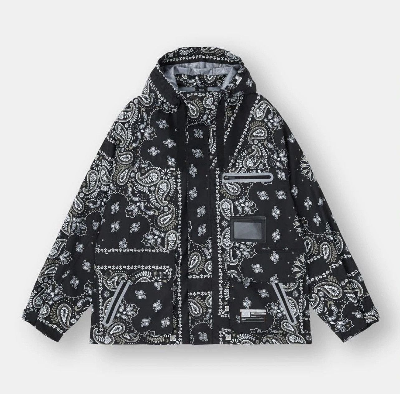 GU × Japanese Brand × Maison MIHARA YASUHIRO Miharayasuhiro Black Bandana Paisley BALACLAVA jacket Size US L / EU 52-54 / 3 - 17 Thumbnail