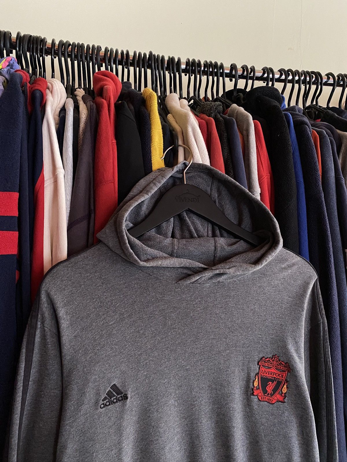 Adidas VINTAGE ADIDAS LIVERPOOL HOODIE 2000s Size US XL / EU 56 / 4 - 2 Thumbnail