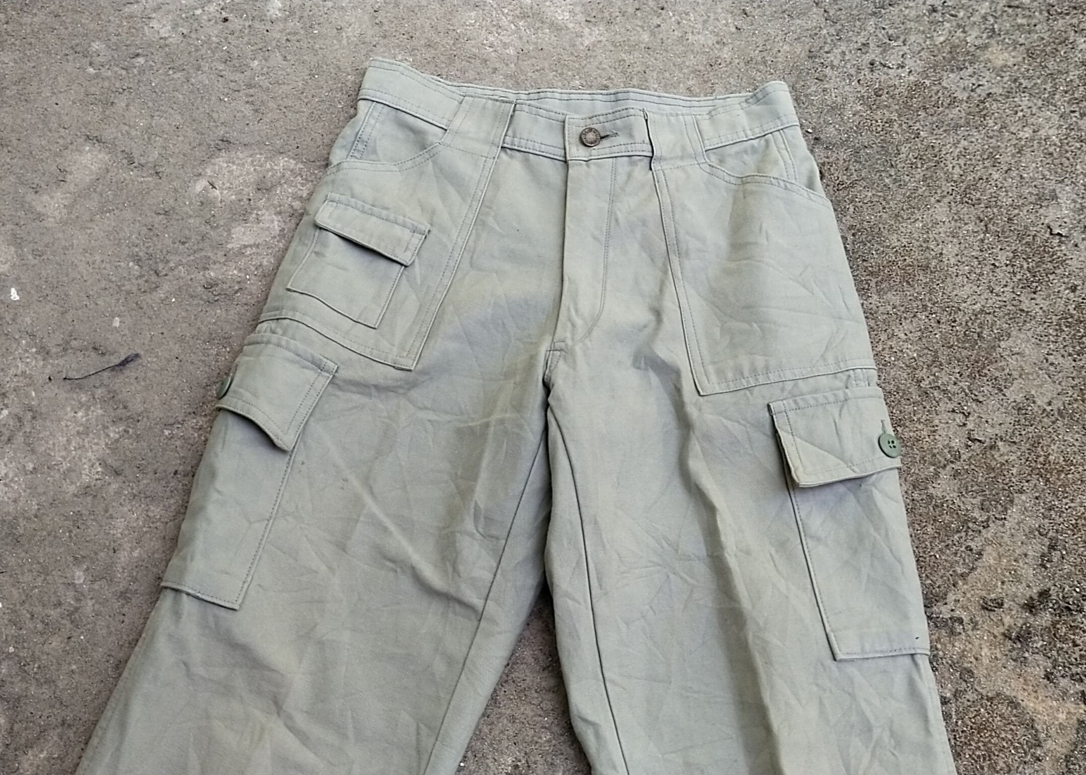 Japanese Brand Final Drop U.S JOAN Cargo Pant Size US 29 - 4 Thumbnail