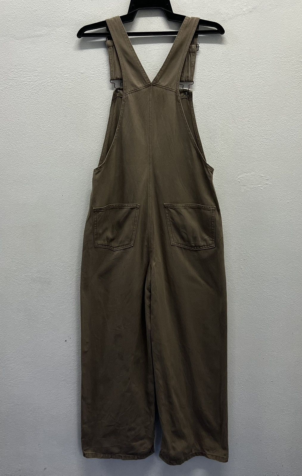 GU VINTAGE GU JEANS BROWN OVERALLS Size US 32 / EU 48 - 2 Thumbnail