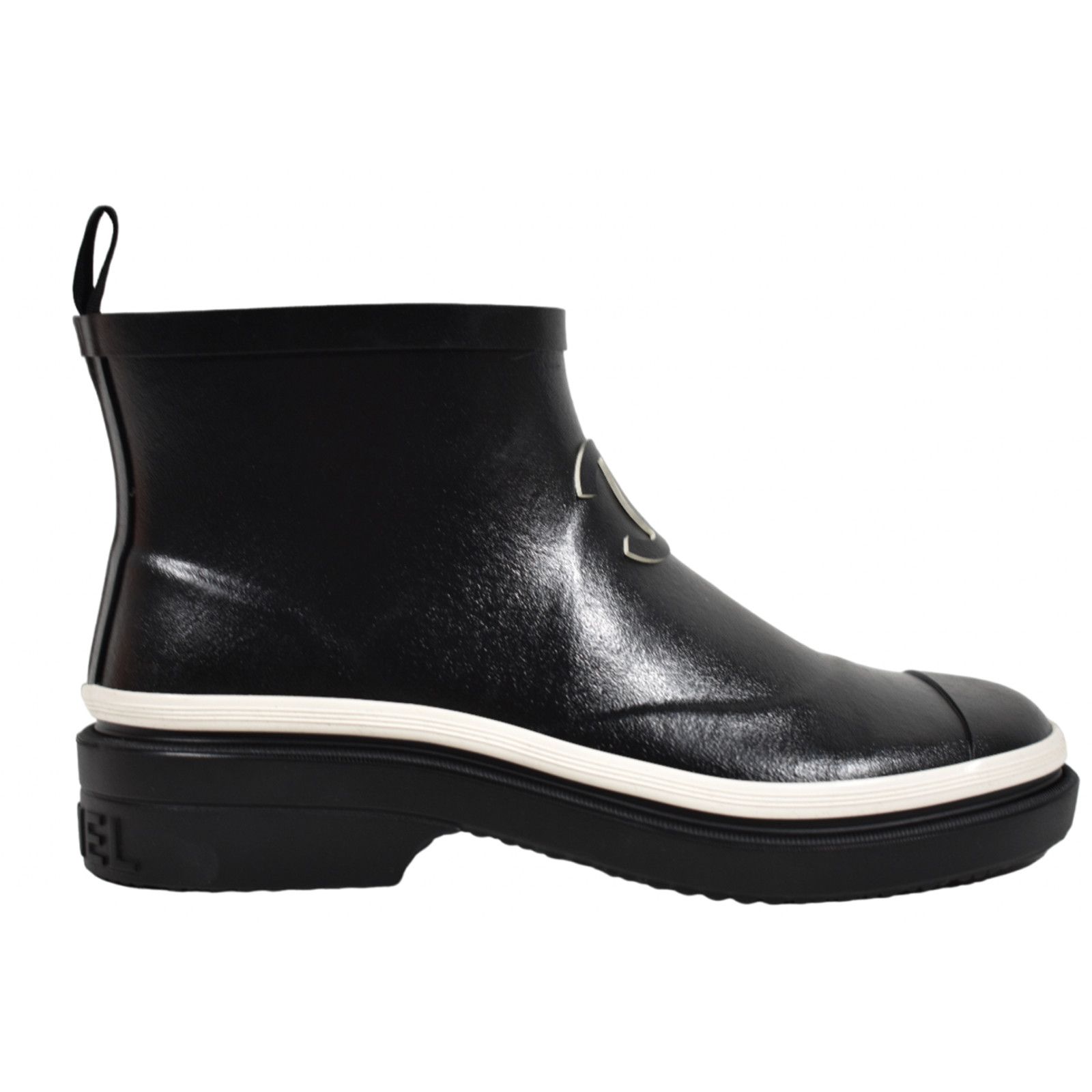 靴 chanel galoshes 38size chanel galoshes 38size