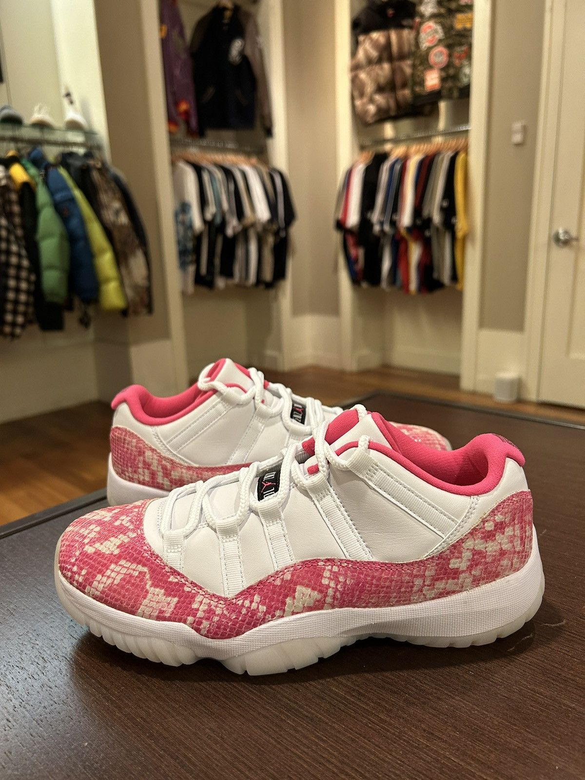 Pink Snakeskin Air Jordan 11 Womens Jordan 11 Retro Low Pink
