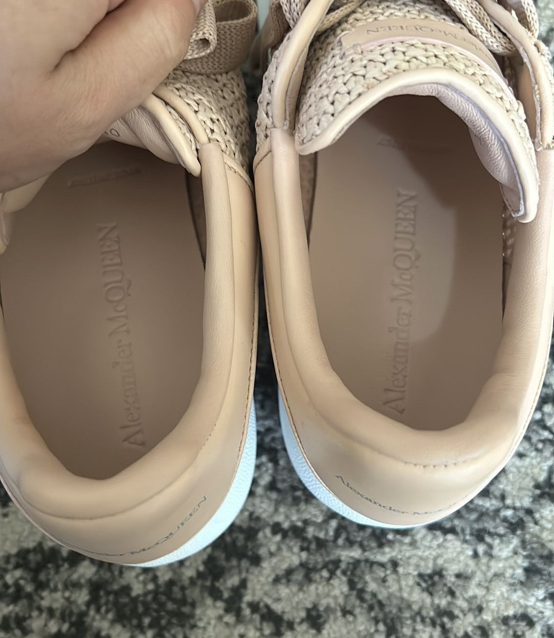 Alexander McQueen Alexander McQueen Larry raffia Oversized sneakers size 40 Size US 10 / IT 40 - 8 Thumbnail