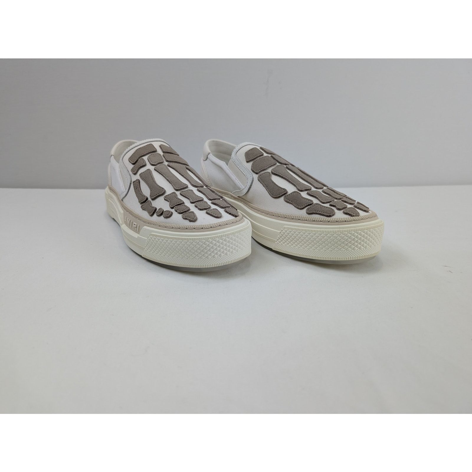 Amiri o1rshd1 Q:2 / Skel Top Slip on Sneakers in White Size US 12 / EU 45 - 4 Thumbnail
