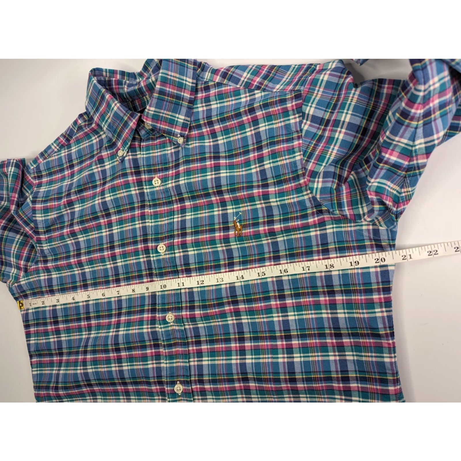 Ralph Lauren Ralph Lauren Shirt Button-Down Men's S Plaid Custom Fit Long Sleeve Multicolor Polo Ralph Lauren Logo Casual Size US S / EU 44-46 / 1 - 6 Thumbnail