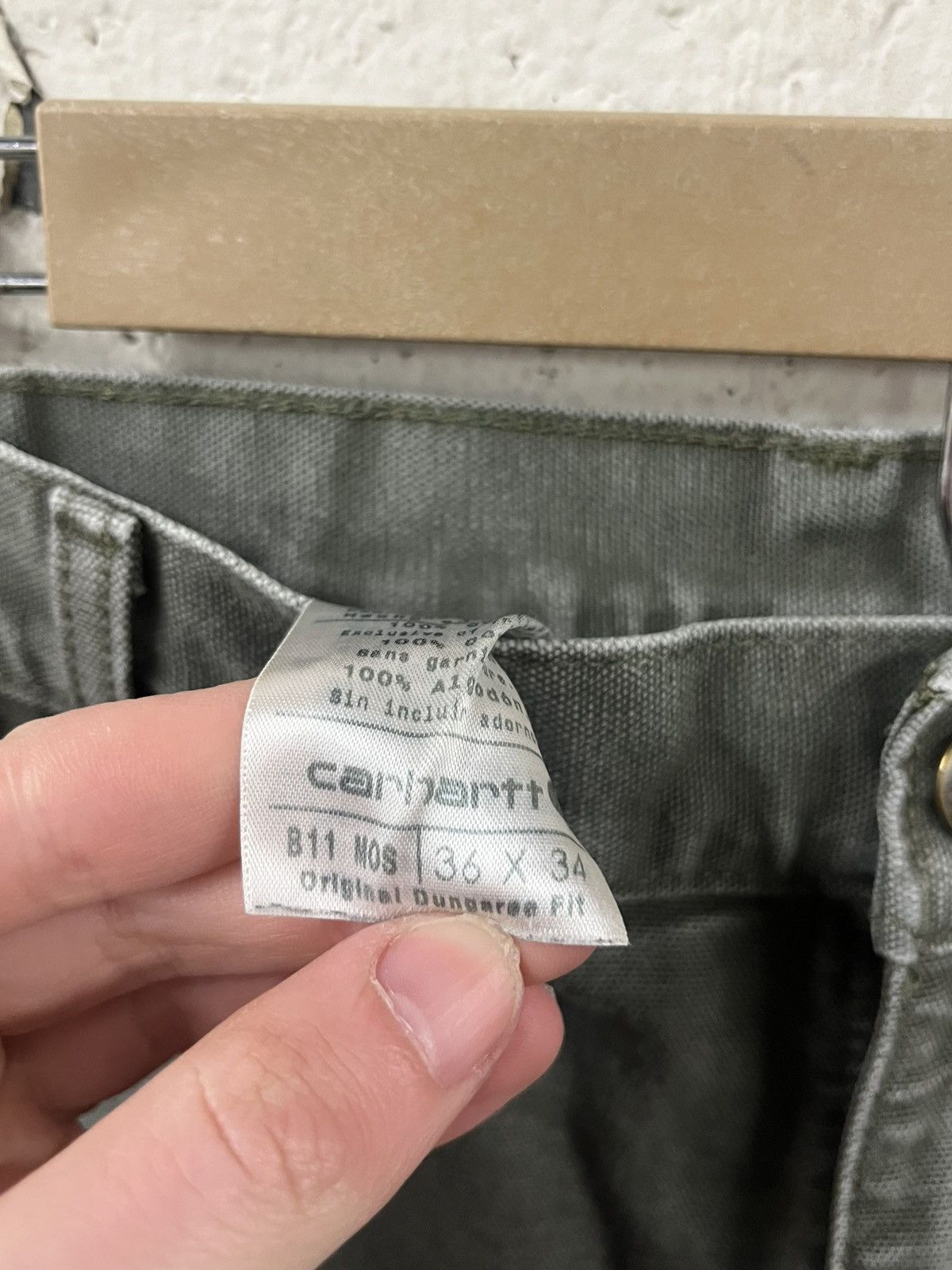 Carhartt Carhartt carpenter cargo pants vintage baggy moss green Size US 34 / EU 50 - 11 Thumbnail