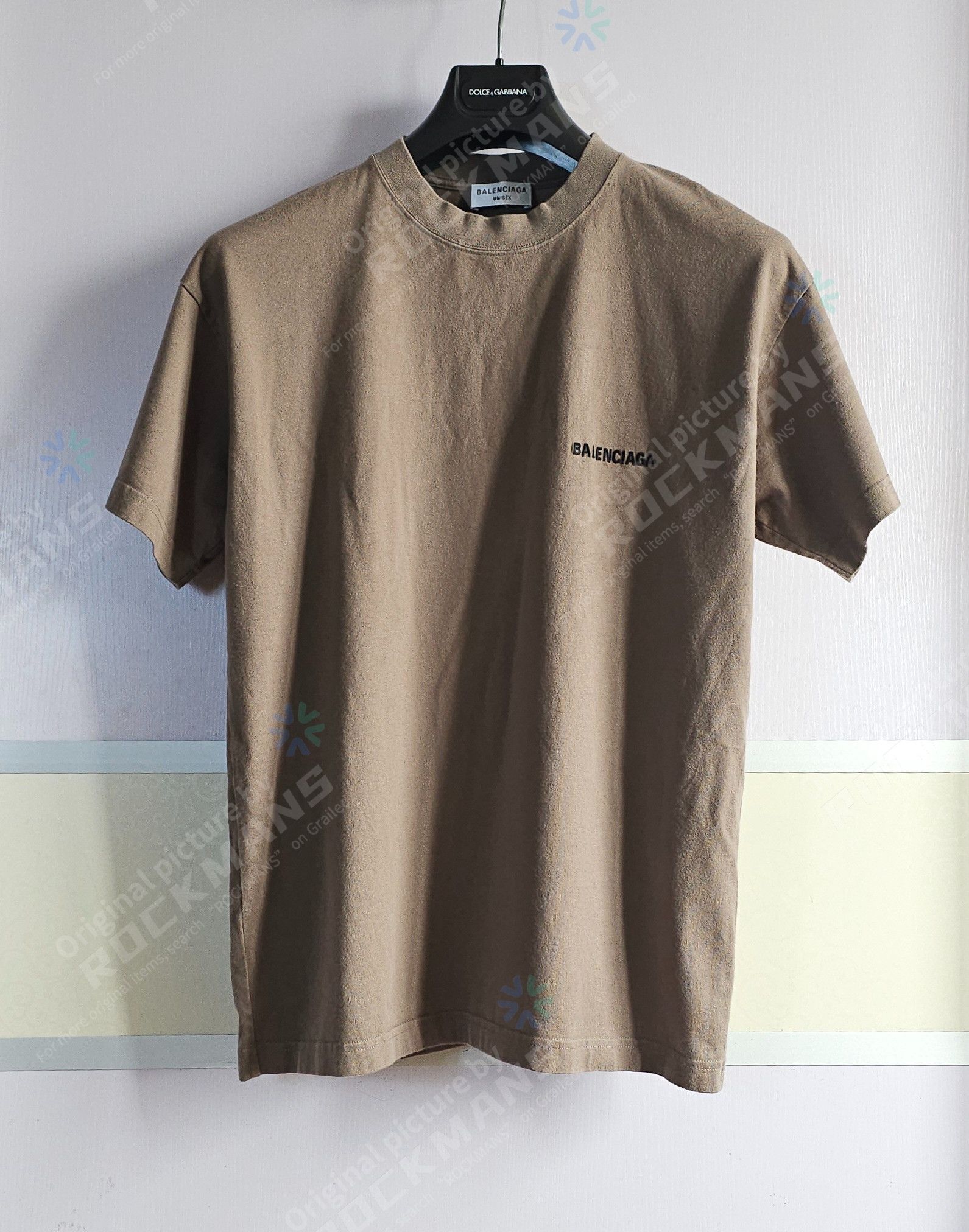 Balenciaga Balenciaga SS22 Knit Crew-Neck Embroidered Logo T-Shirt S Size US S / EU 44-46 / 1 - 3 Thumbnail