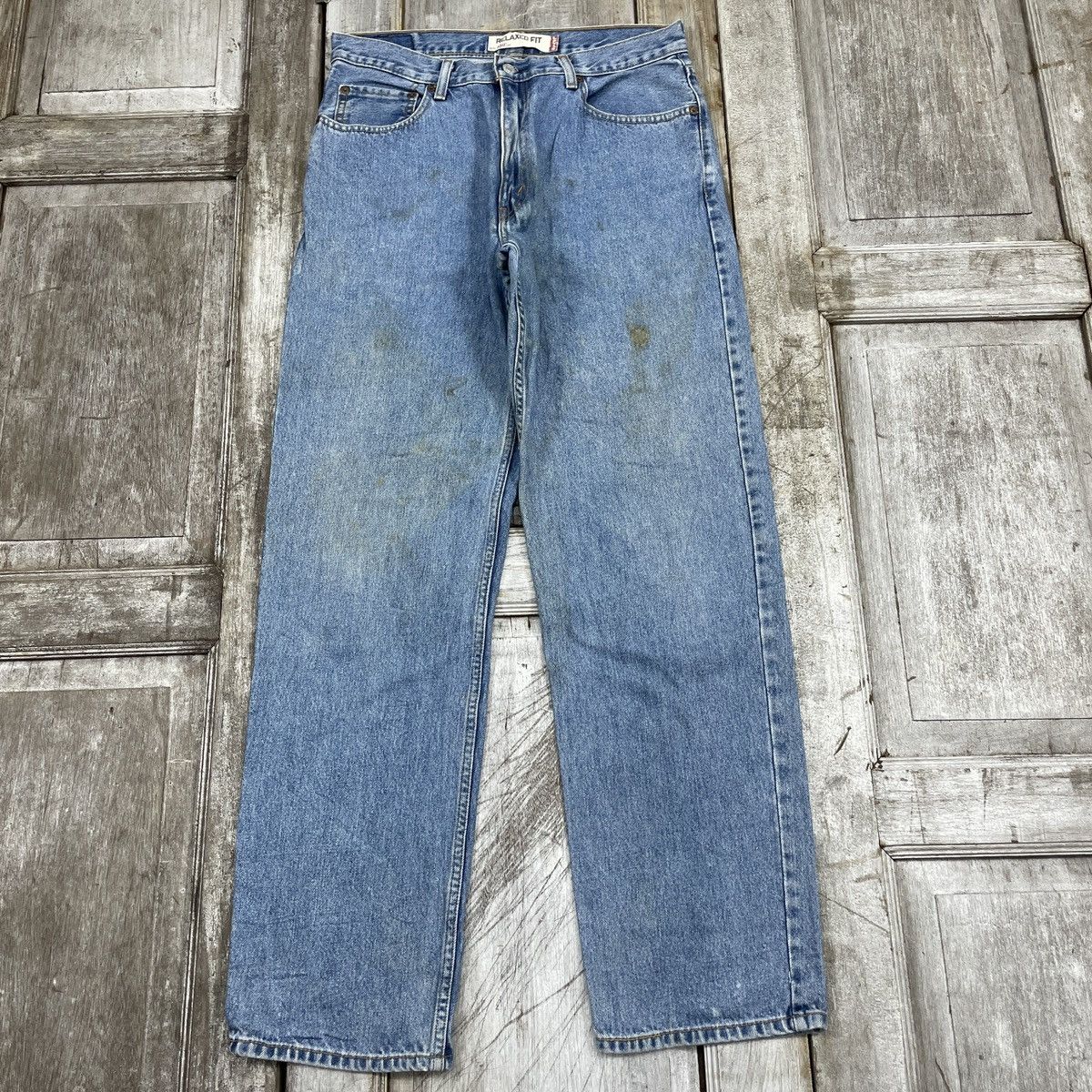 Levi's × Vintage Vintage Levi's 550 Faded Jeans WC 376 Size US 33 - 1 Thumbnail