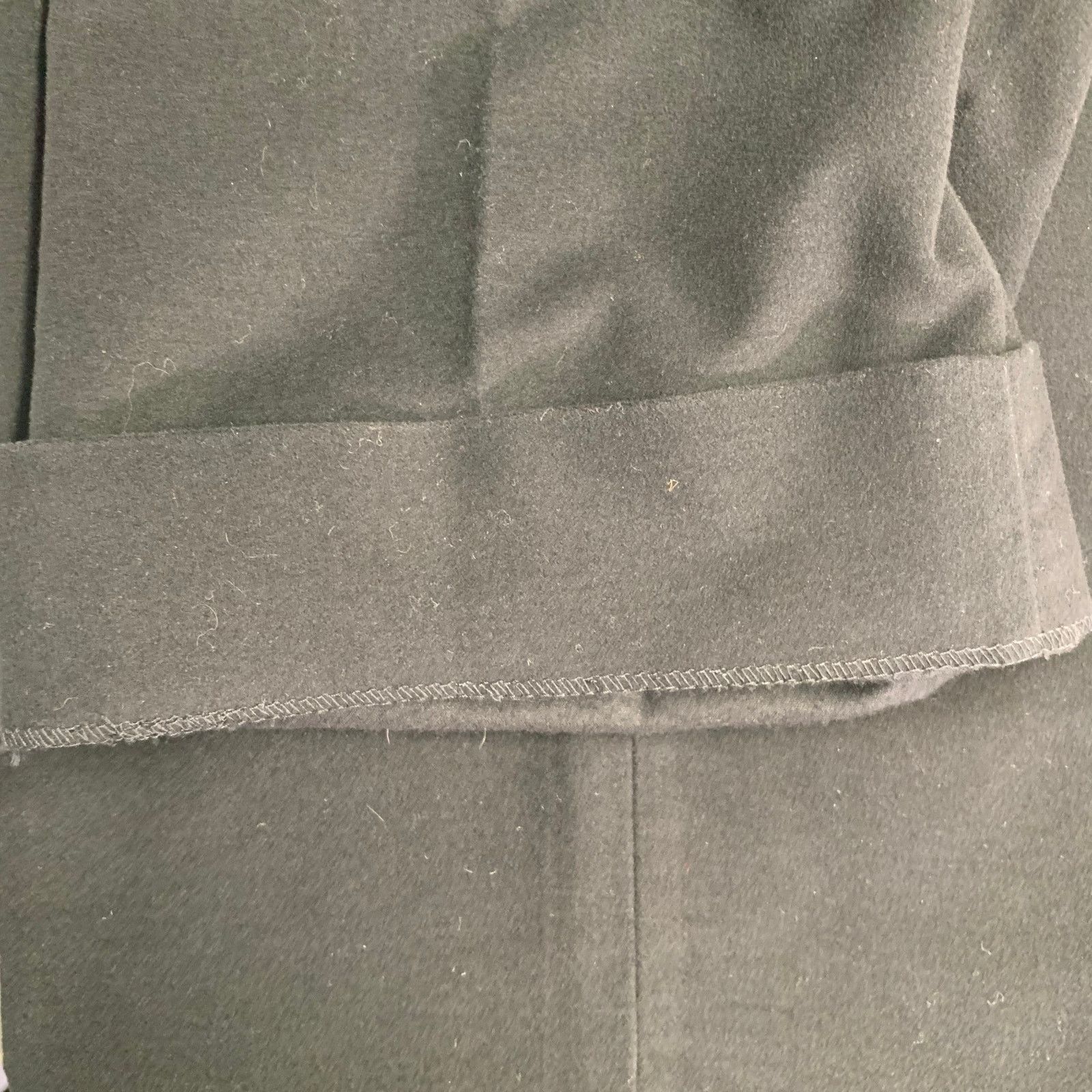 Prada PRADA Regular Black Velvet Cotton Blend Notch Lapel Suit Size 38R - 13 Thumbnail
