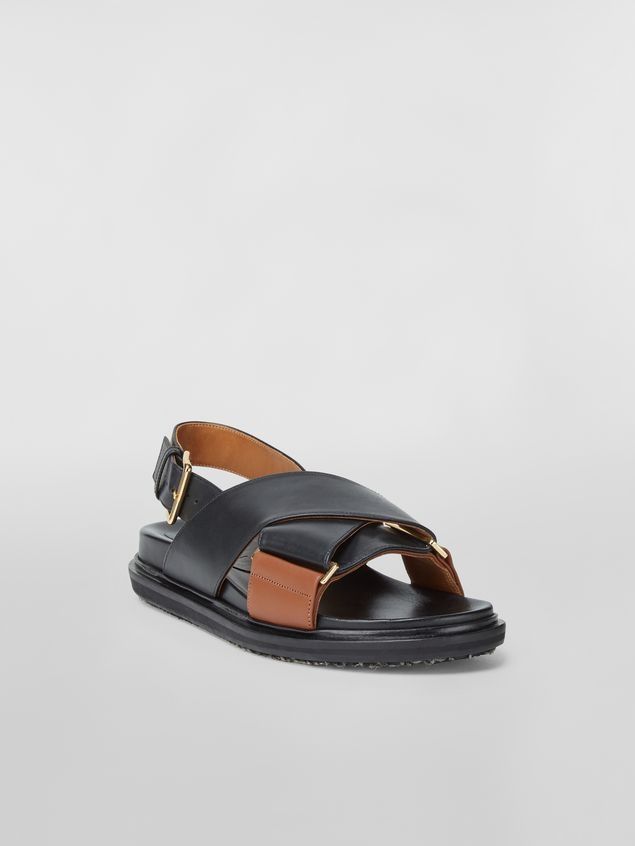 Marni o1f1d3z0825 Criss Cross Sandals in Black Size US 11 / IT 41 - 2 Thumbnail
