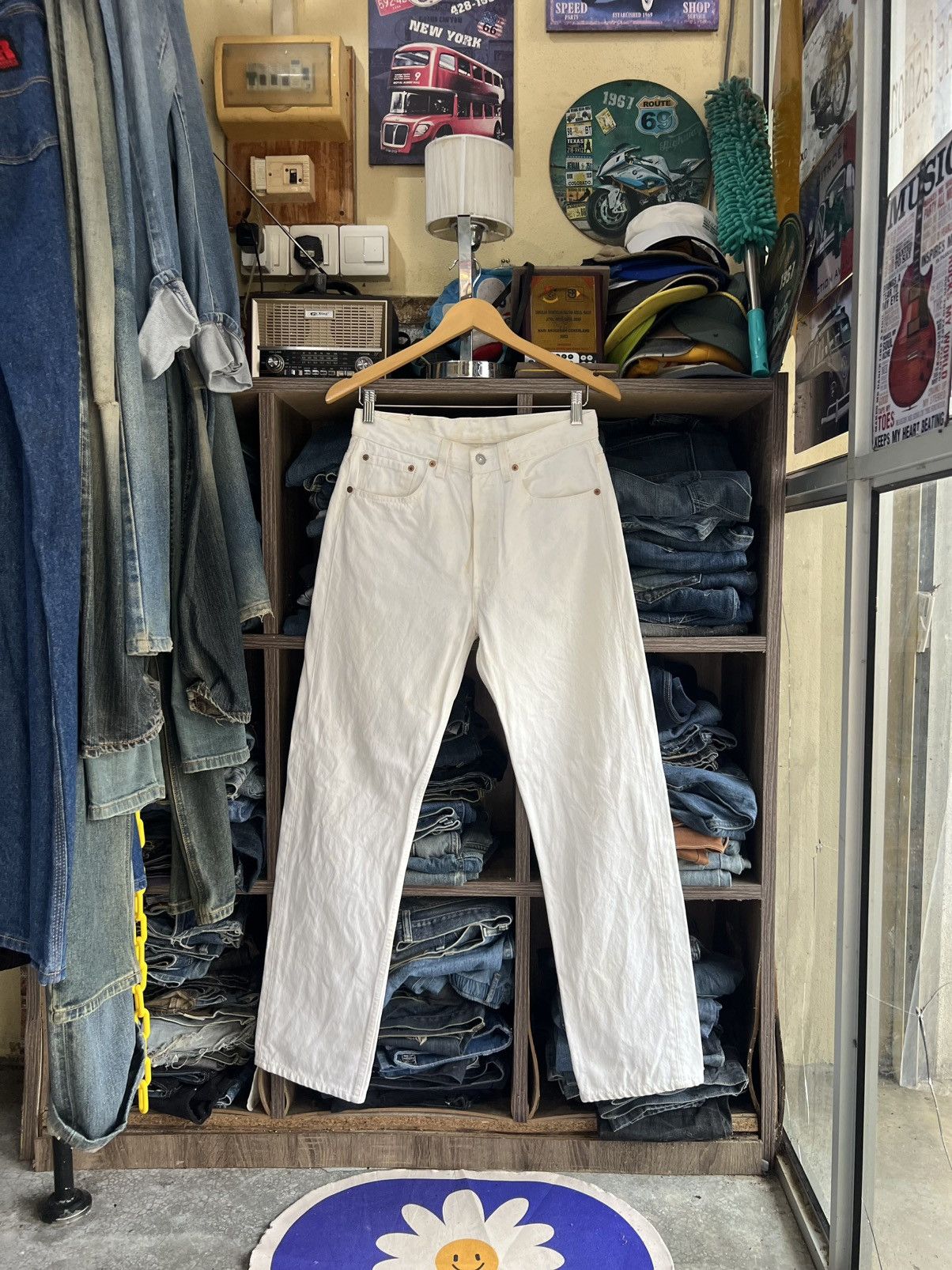 Levi's Vintage Clothing 🔥Vintage Levis 501 Button 552 Denim Size US 30 / EU 46 - 1 Thumbnail