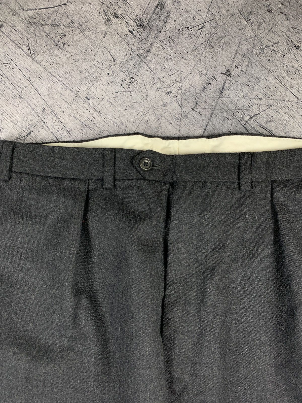 Aquascutum × Vintage Vintage Aquascutum Wool Trousers Size 44R Size 44R - 4 Thumbnail