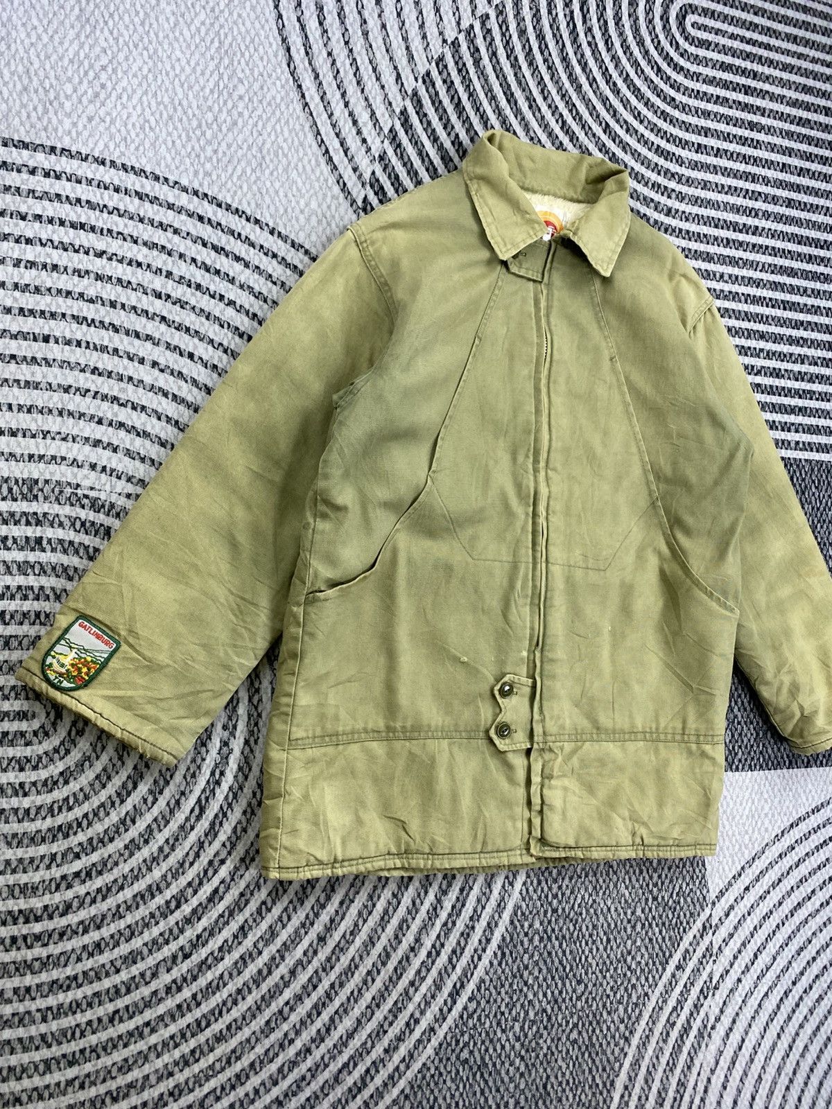 Vintage Vintage Artic-King Rare Green Double Collar Zipper Jacket Size US L / EU 52-54 / 3 - 3 Thumbnail