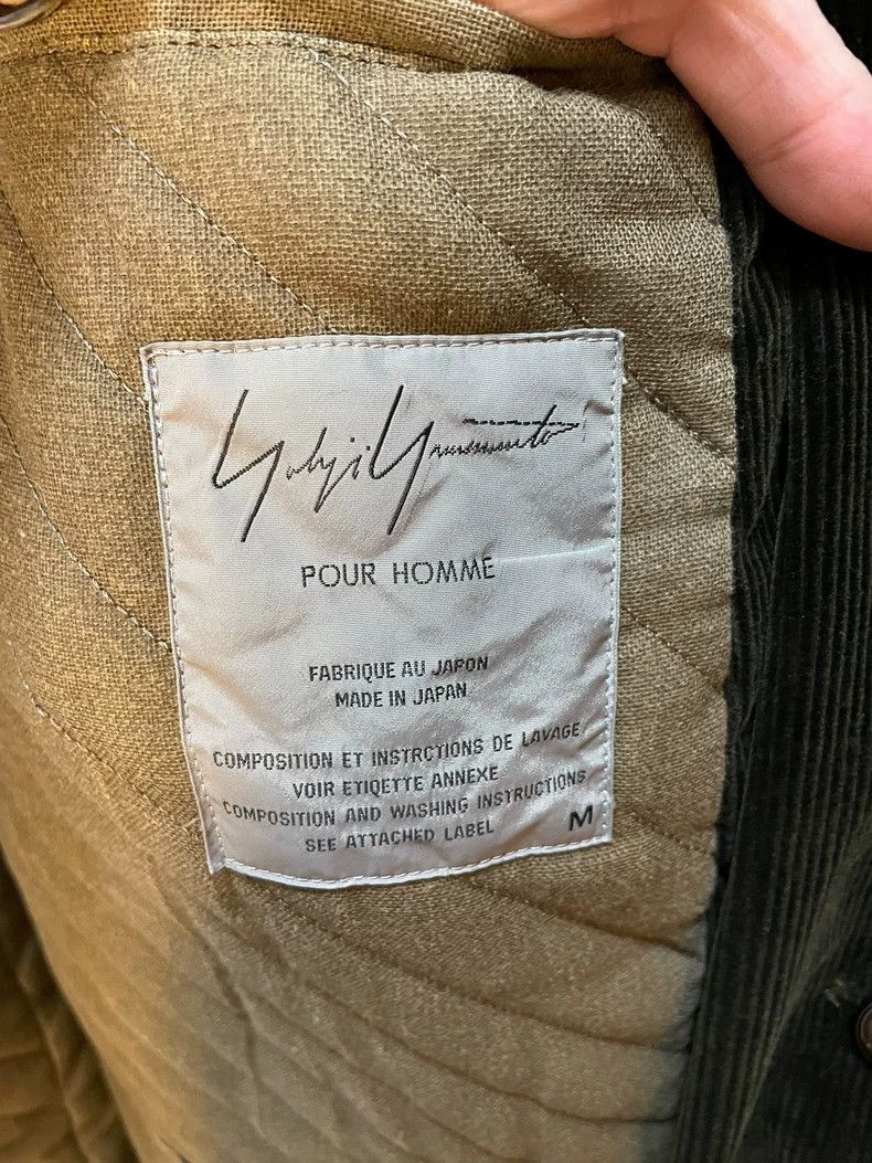 Yohji Yamamoto Yohji Yamamoto 92AW Show Green Brown Corduroy Coat 2501-Nex Size US M / EU 48-50 / 2 - 7 Thumbnail