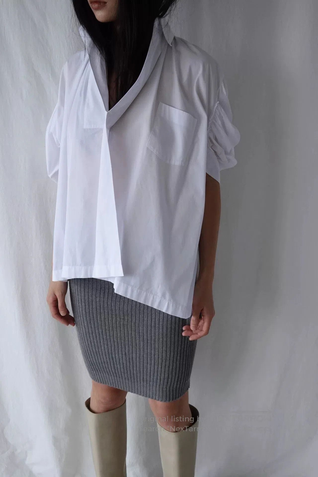 Issey Miyake Issey Miyake Ribbed Knit Skirt. Size 24" / US 00 / IT 34 - 2 Thumbnail