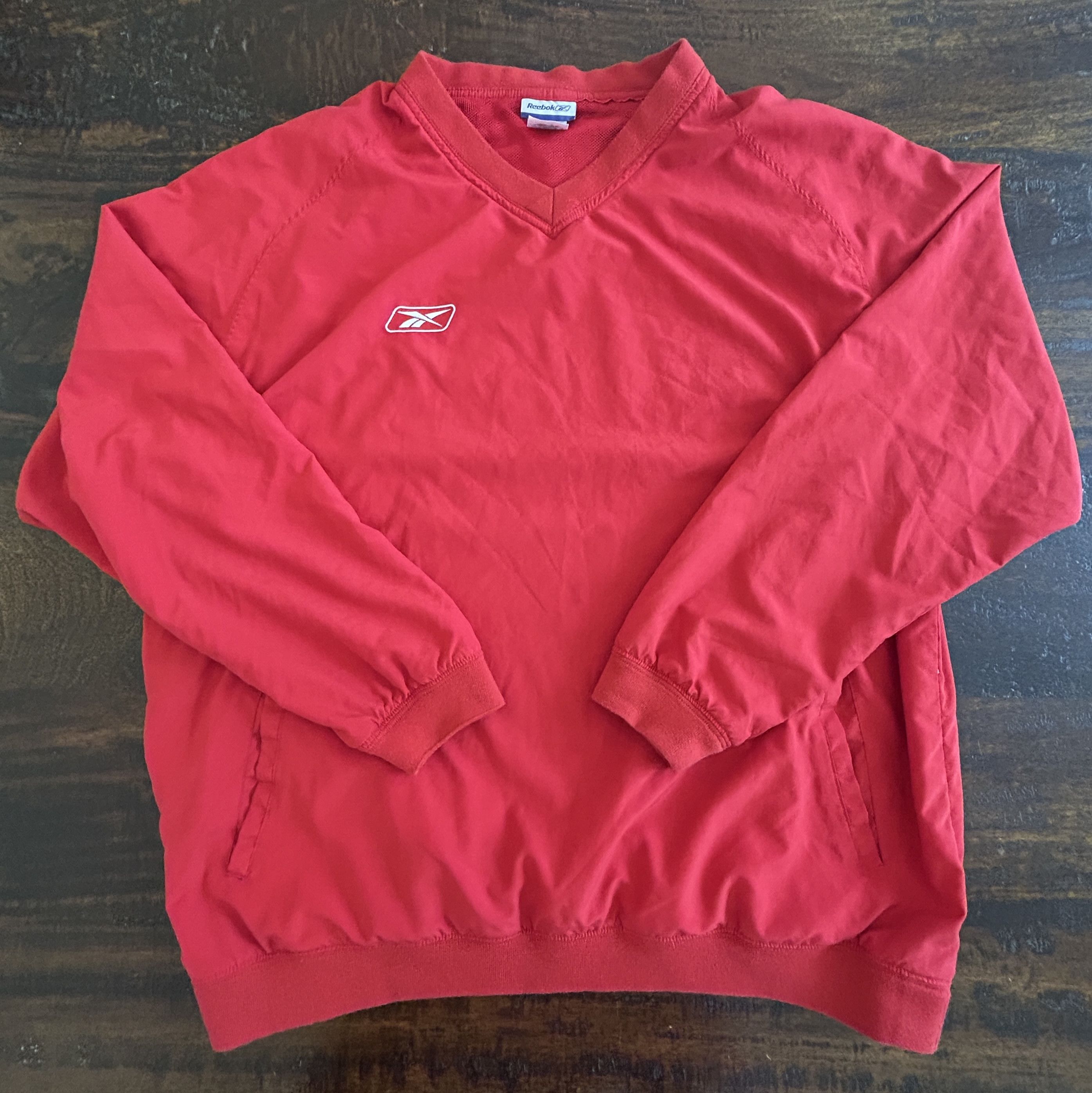 Reebok Vintage 90s Reebok Pullover Windbreaker Jacket Size US L / EU 52-54 / 3 - 1 Thumbnail