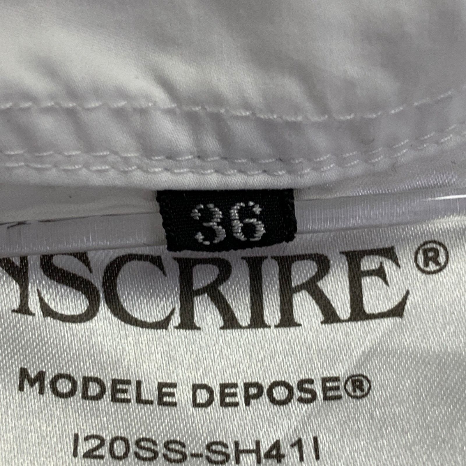 Other Size S White Cotton Oversized One Pocket Volume Shirt Size US S / EU 44-46 / 1 - 8 Thumbnail