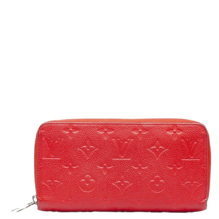 Louis Vuitton - Authenticated Wallet - Leather Red Plain for Women, Good Condition