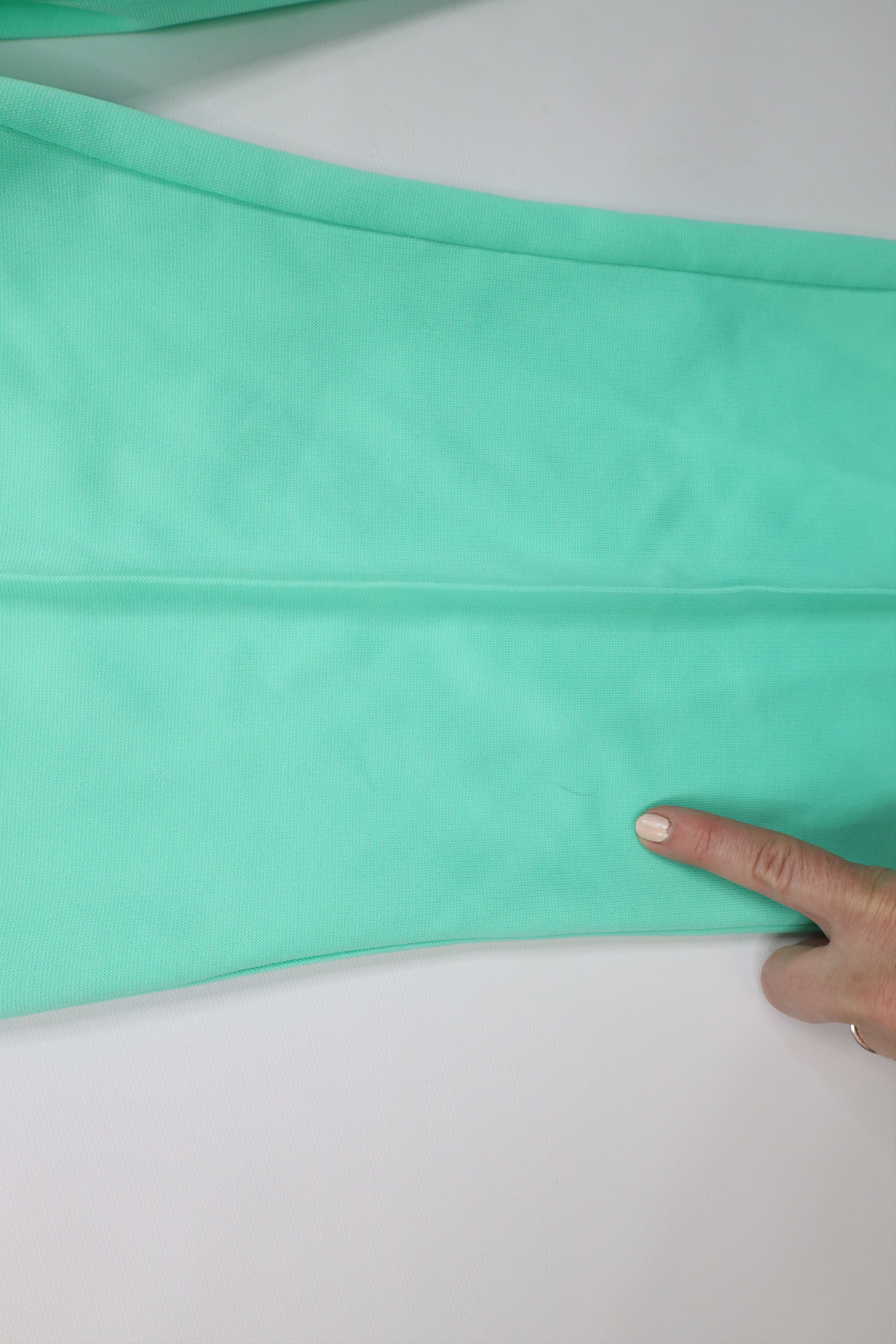 Vintage Vintage 70s Streetwear Bell Bottoms Pants Mint Green USA Size 38" / US 16 / IT 52 - 5 Thumbnail