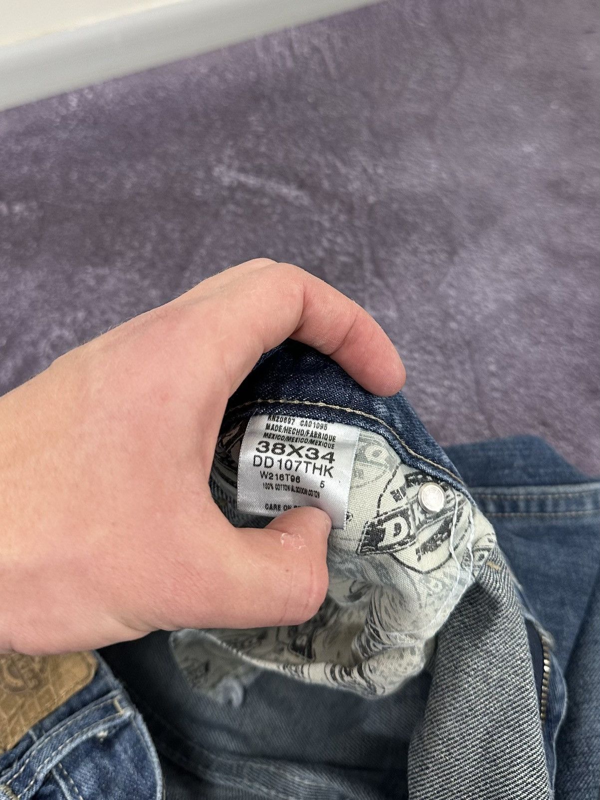 Dickies Vintage 90s Dickies USA Baggy Opium Faded Hype Work Jeans Size US 38 / EU 54 - 16 Thumbnail