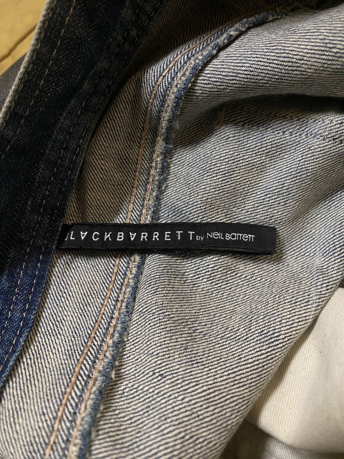 Neil Barrett Black Barret By Neil Barrett Distressed Full Honeycomb Jeans Size US 32 / EU 48 - 9 Thumbnail