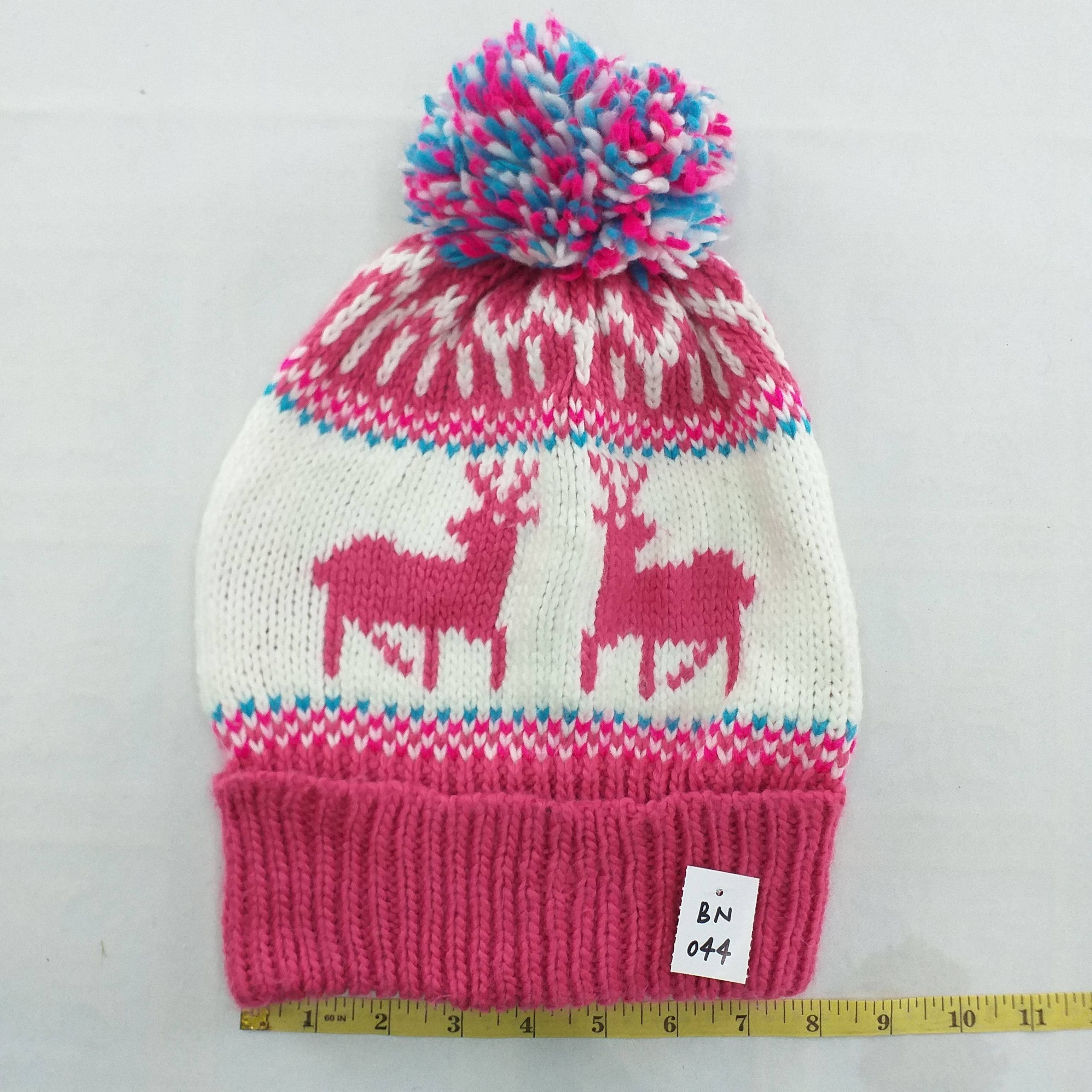 Japanese Brand Pink Deers Snow Cap Hat Beanie -BN044 Size ONE SIZE - 3 Thumbnail