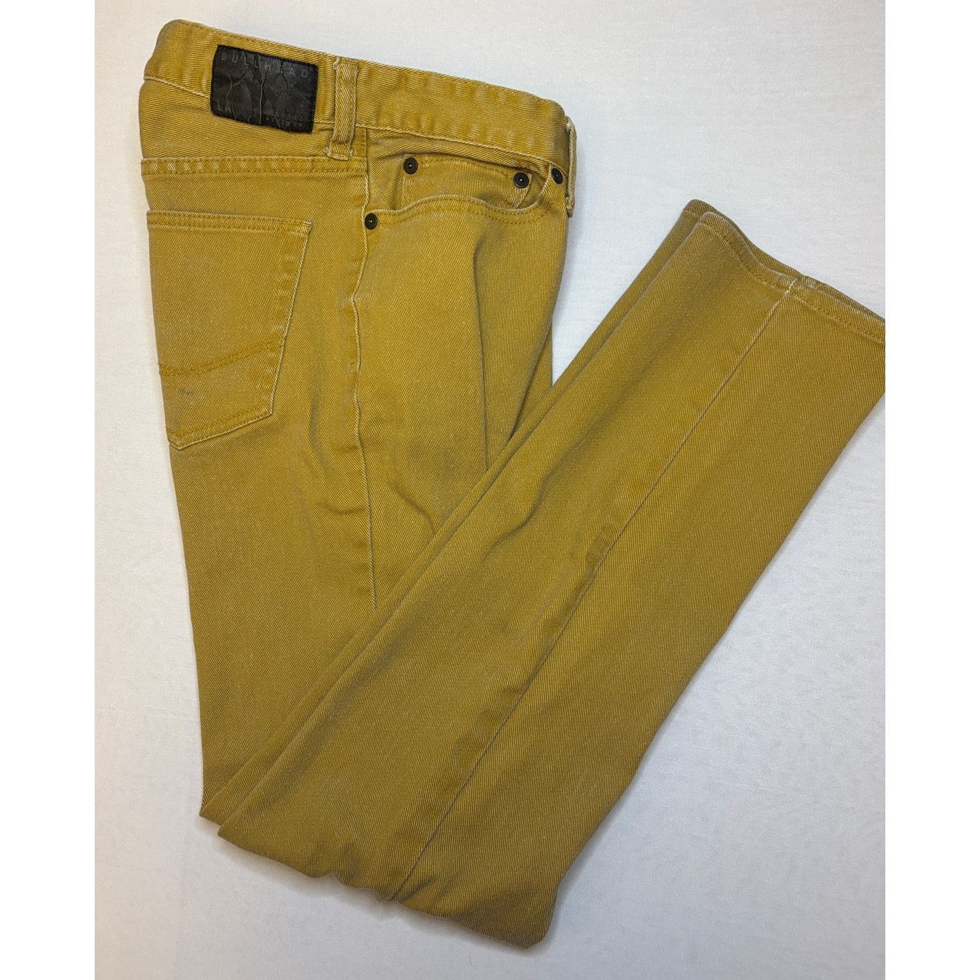 Bullhead Denim Co. BULLHEAD Denim Co. 31x32 Distressed Khaki Dillon Skinny Jean Size US 31 - 2 Thumbnail