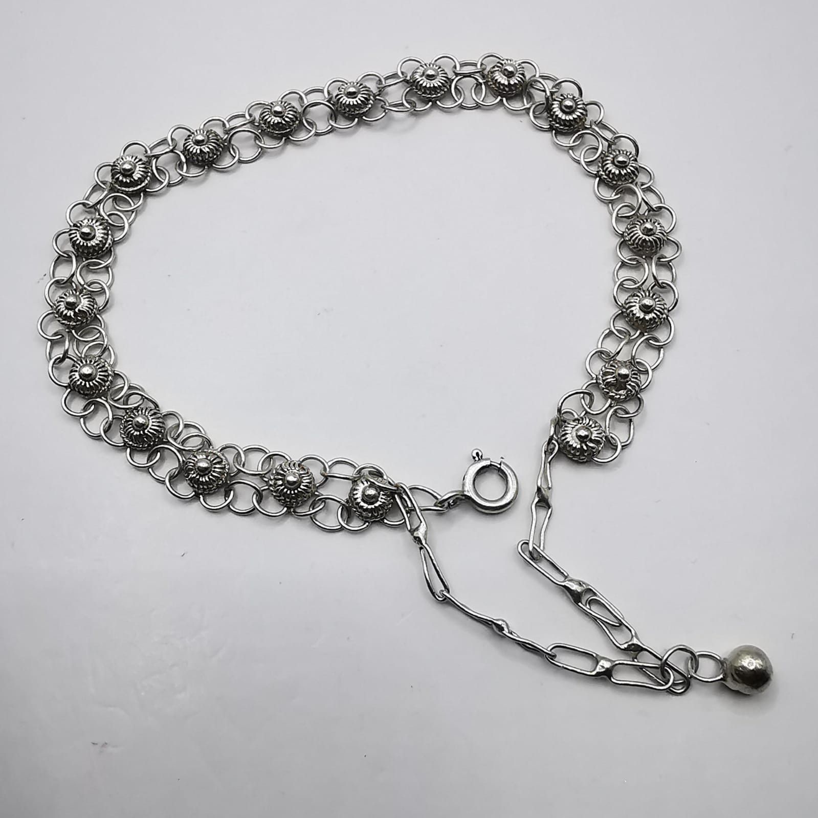 Jewelry × Sterling Silver × Vintage Vintage Bracelet Jewelry, 925 Sterling Silver,Handmade 8,78g Size ONE SIZE - 1 Thumbnail