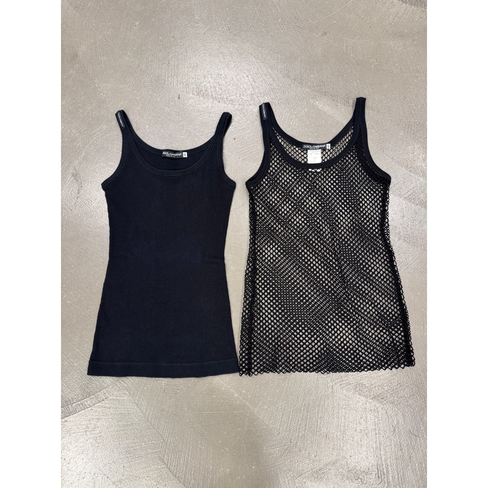 Dolce & Gabbana S/S2003 Dolce & Gabbana double layered net tank Size S / US 4 / IT 40 - 1 Thumbnail