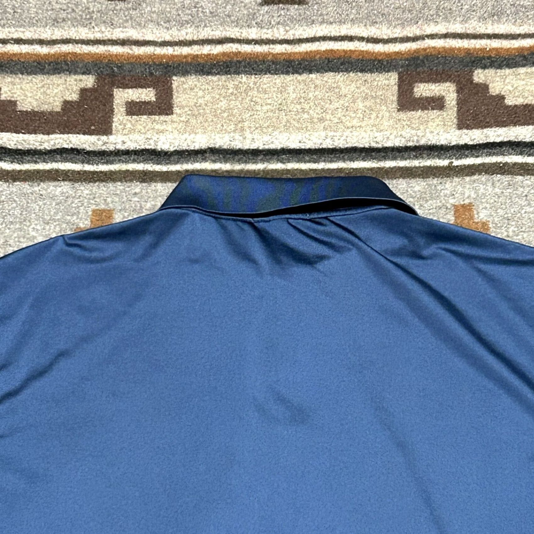 Peter Millar Peter Millar Polo Shirt Mens Large Blue Performance Golf Stretch D2 Size US L / EU 52-54 / 3 - 7 Thumbnail