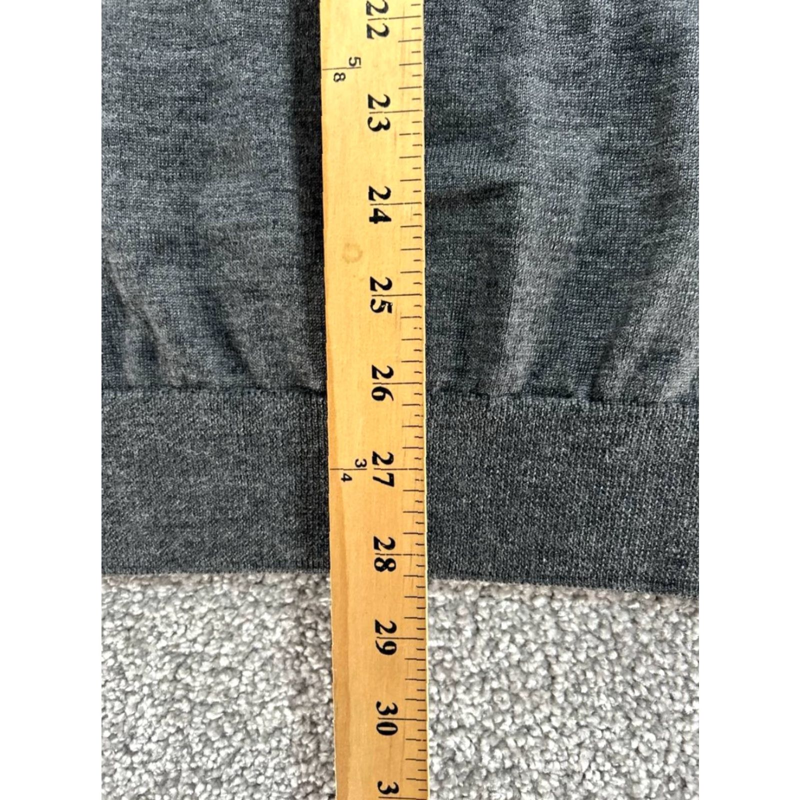Zara Zara Mens Large Gray Wool Knit Pullover Sweater Size US L / EU 52-54 / 3 - 7 Thumbnail