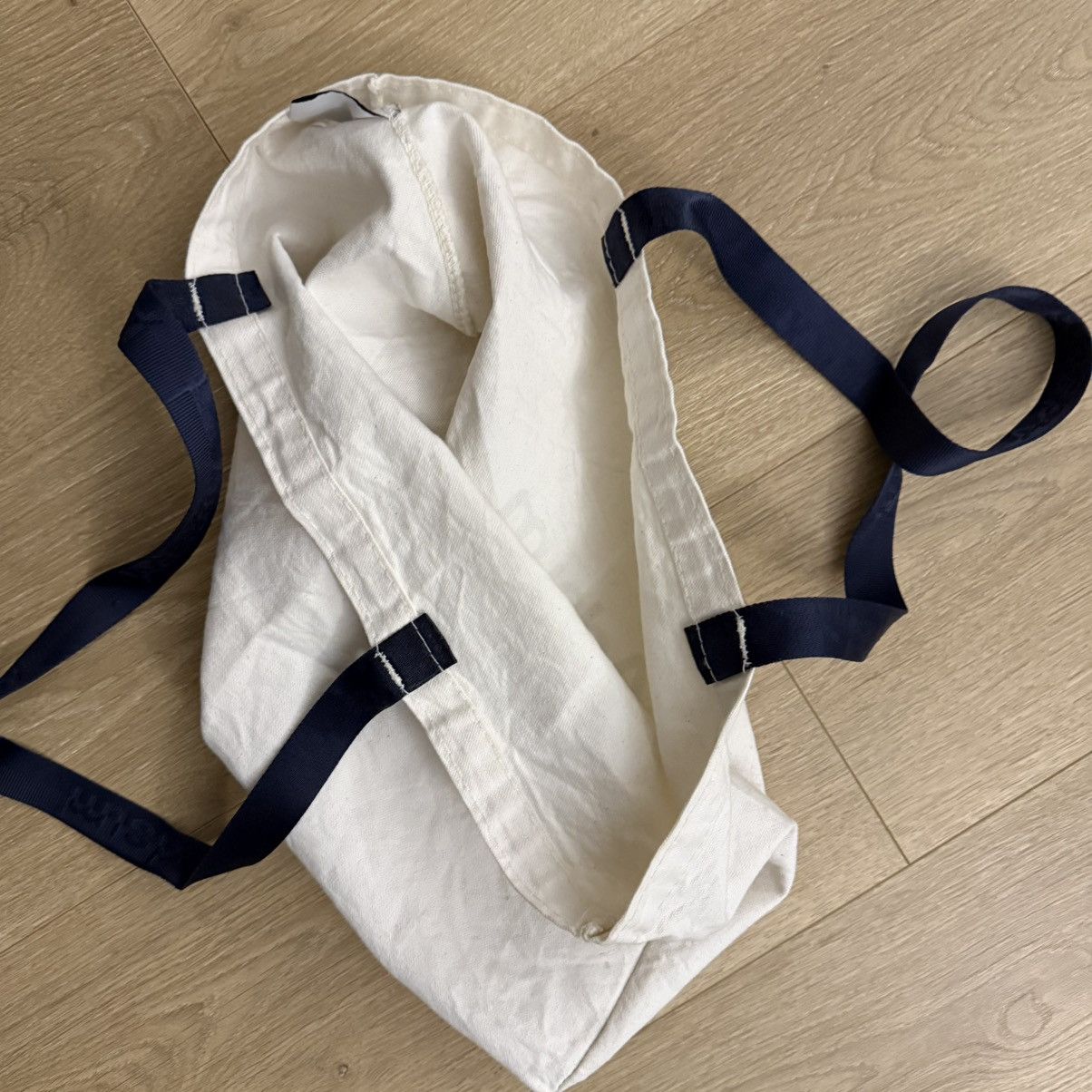 Adsum Adsum White Canvas Tote Bag Size ONE SIZE - 6 Thumbnail