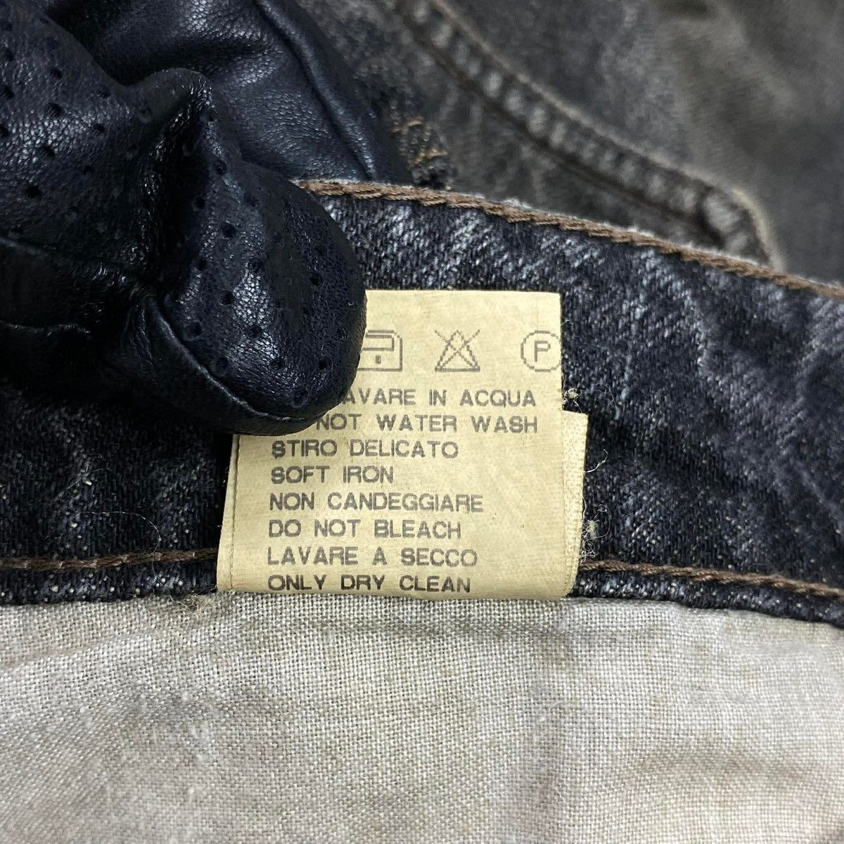 Neil Barrett Aged Vintage Denim Cuffed Pants Size US 32 / EU 48 - 10 Thumbnail